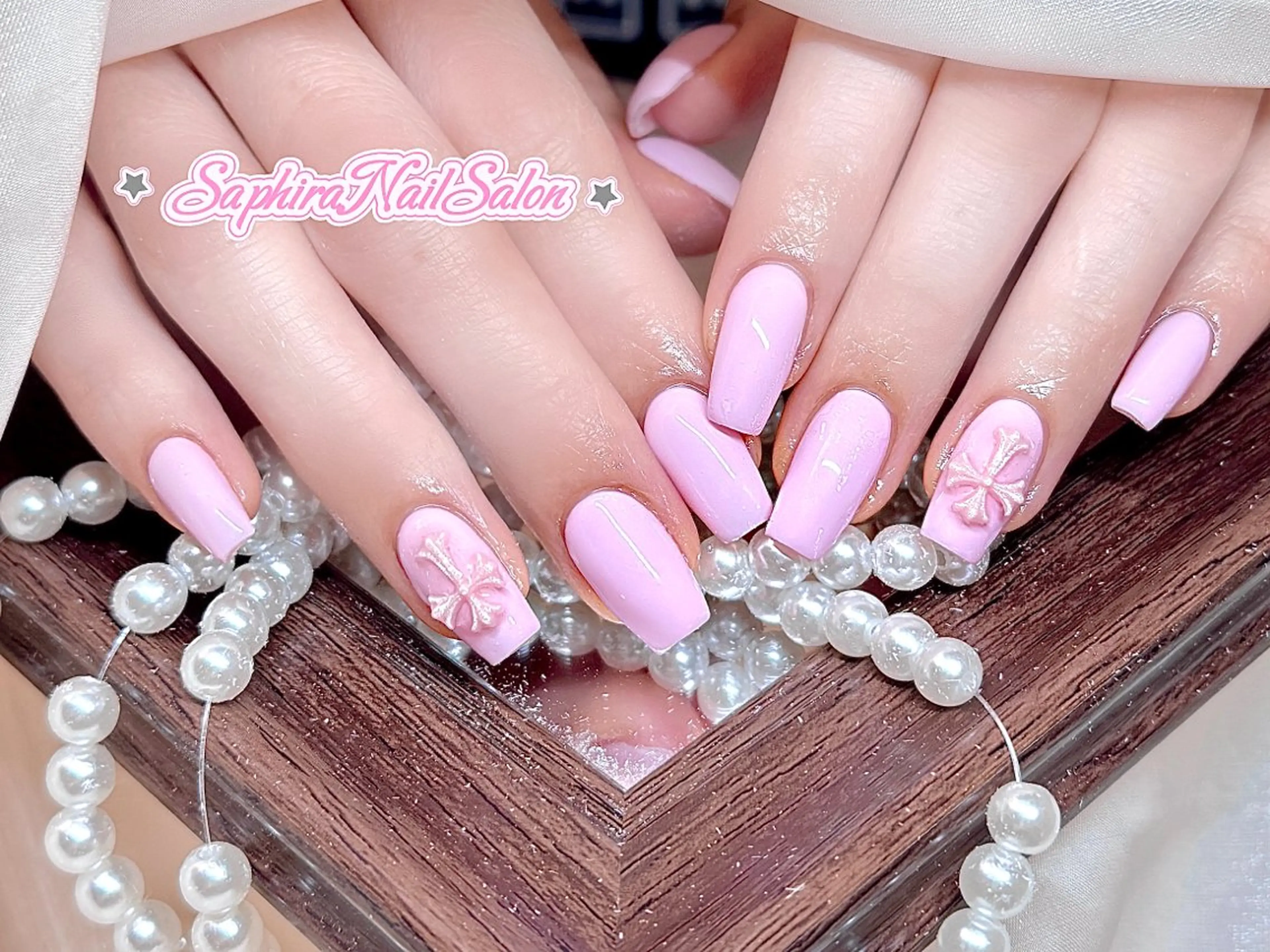 カラー ハンドネイル Saphiraネイル サロン錦糸町のネイルデザイン