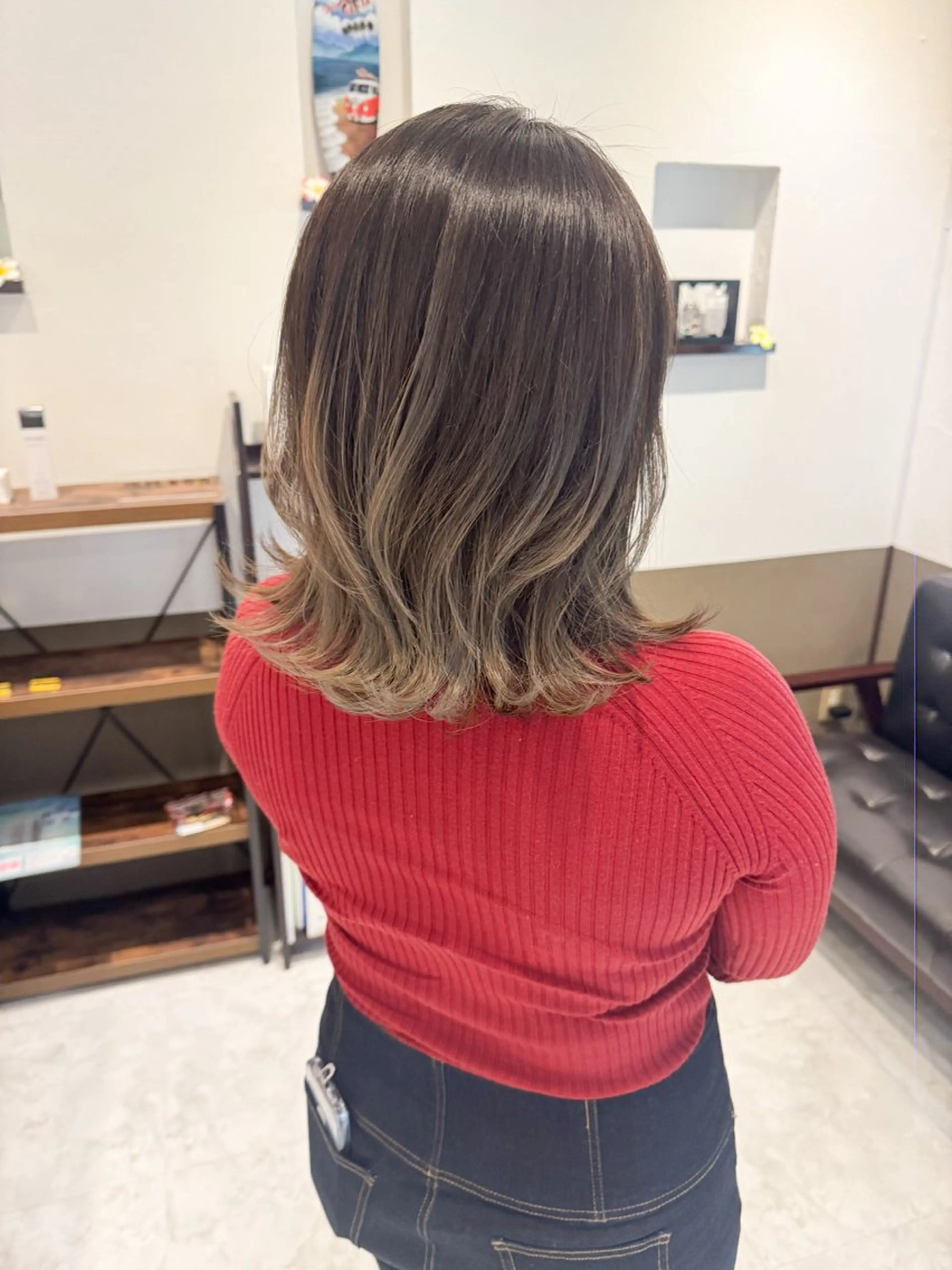 ミディアム カラー LEO所属・坂井田 浩樹のヘアスタイル