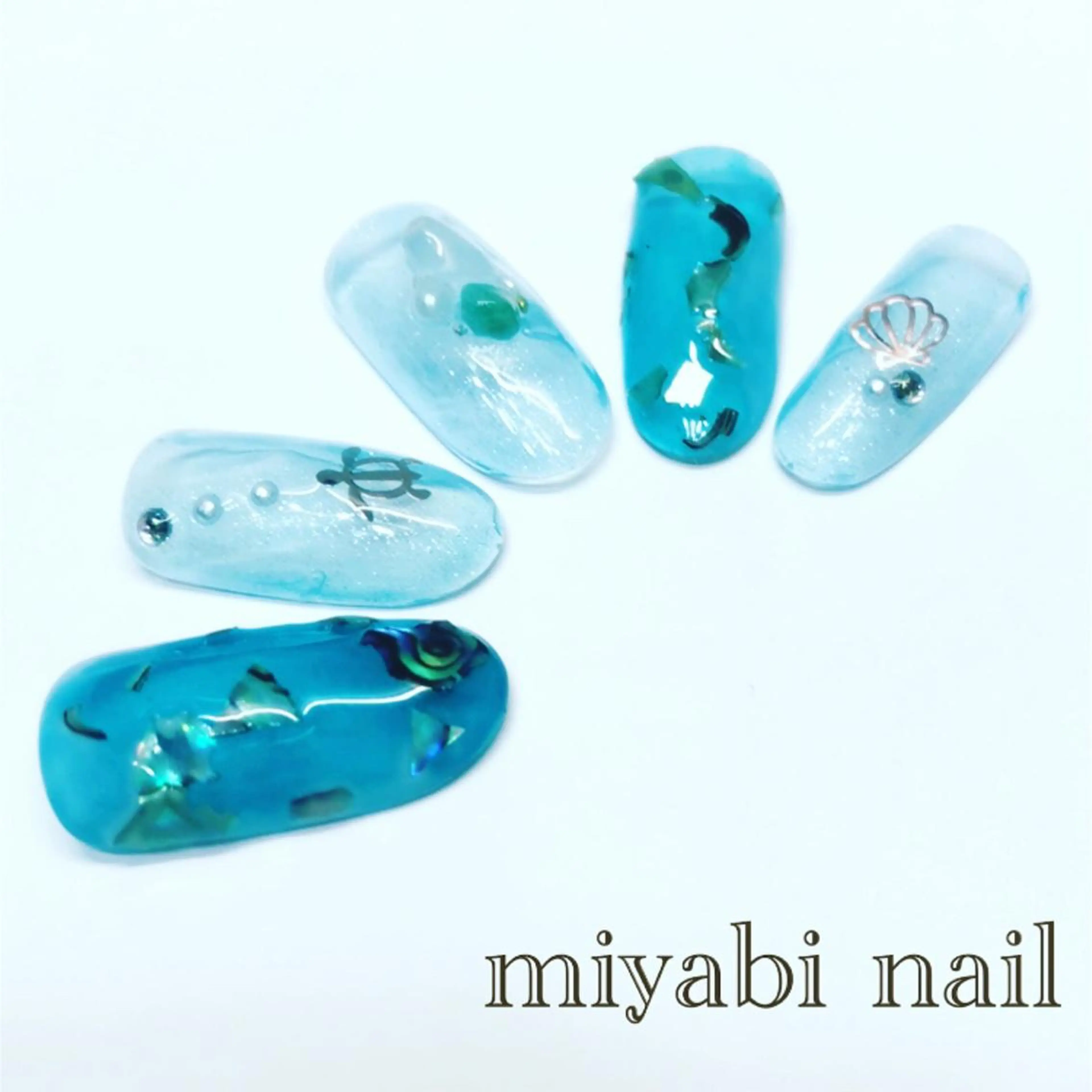 ネイル miyabi nail 桂川駅近くのネイルデザイン