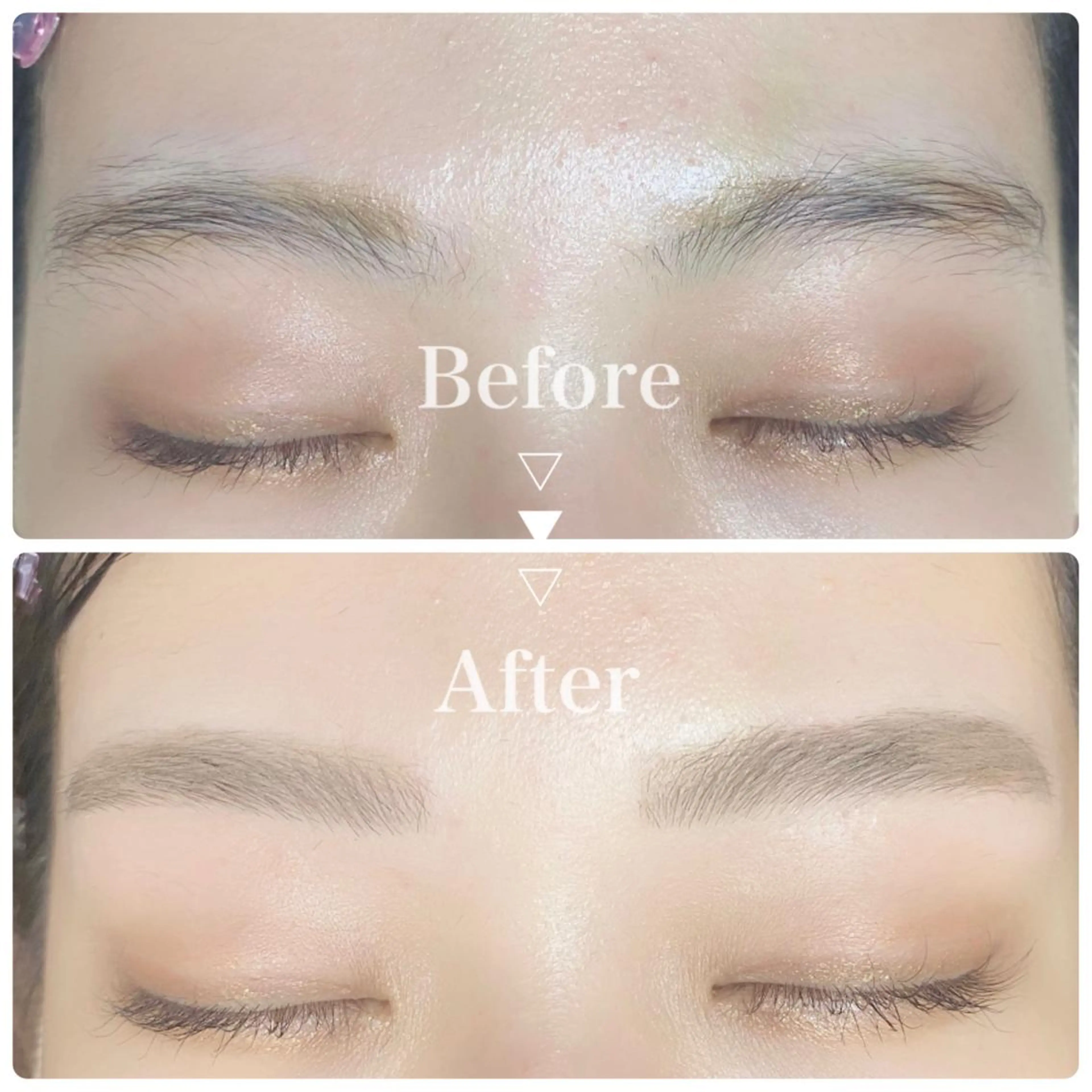 アイブロウ 眉毛ワックス脱毛 chicory YURIEのマツエク・マツパデザイン