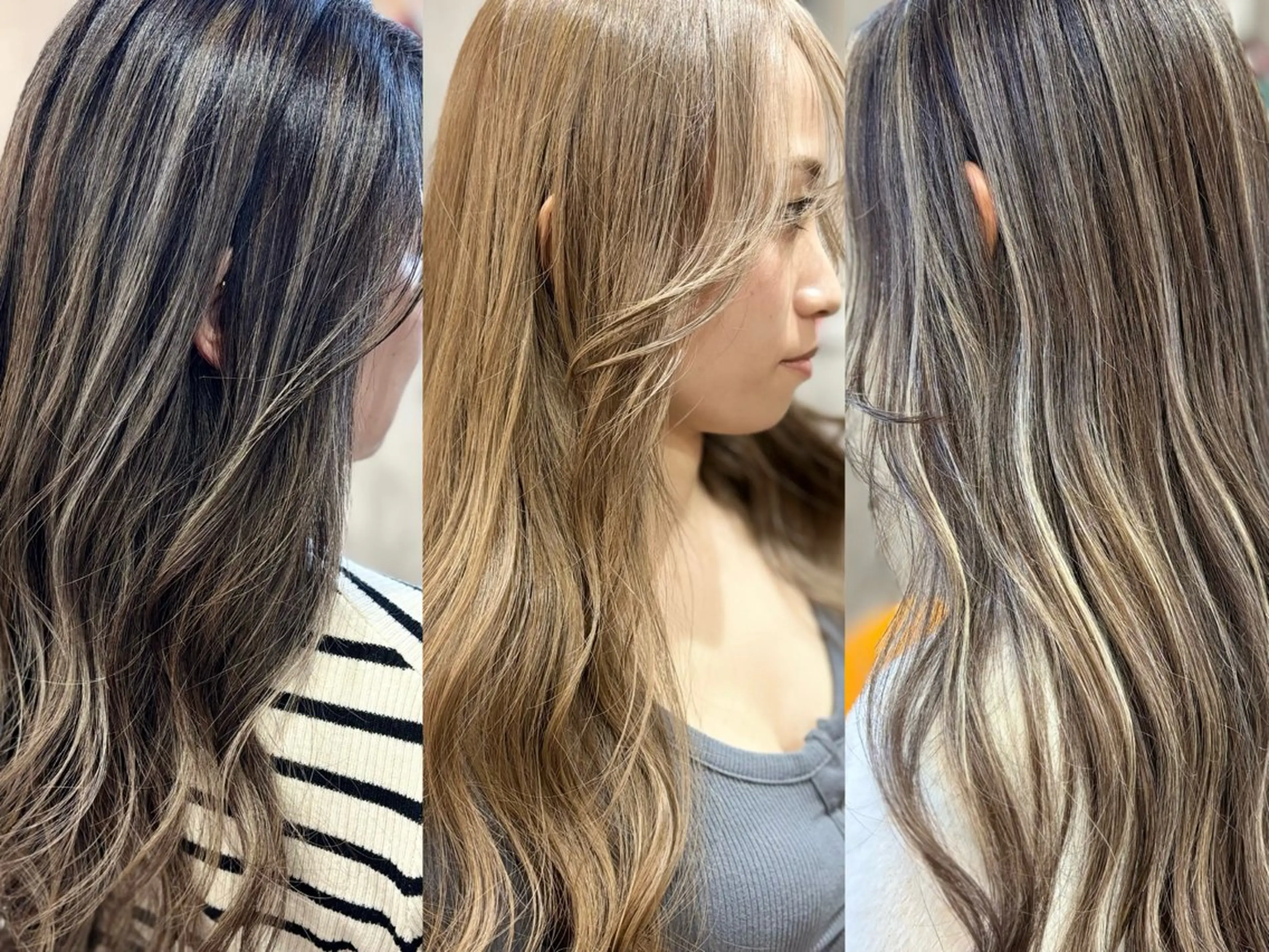 ロング ヘアカラー トリートメント Welila by haku所属・Yuuki ウェリラバイハクのヘアスタイル