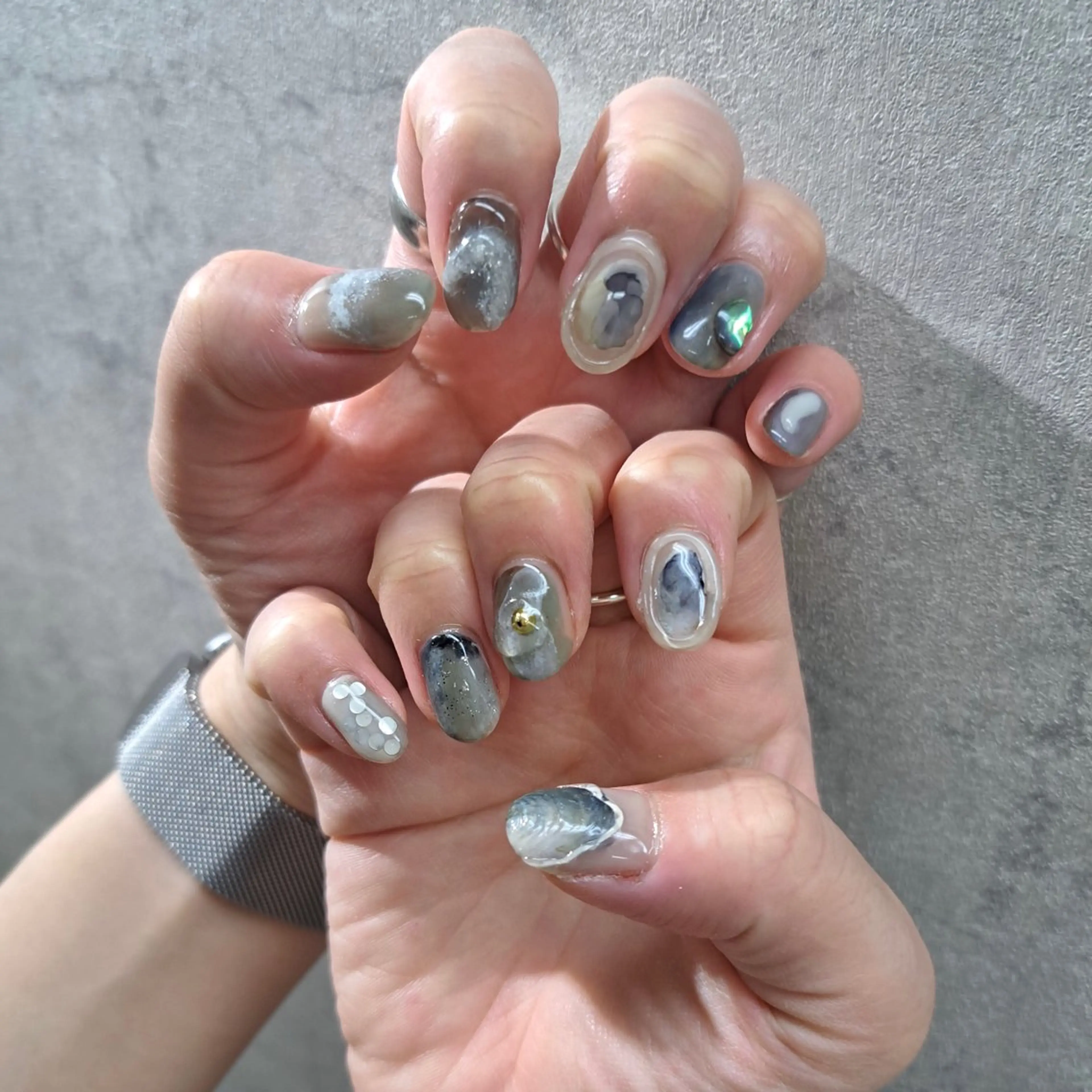 ネイル アートネイル ジェルネイル ニュアンスネイル スカルプネイル nailstudio eviz新宿店のネイルデザイン