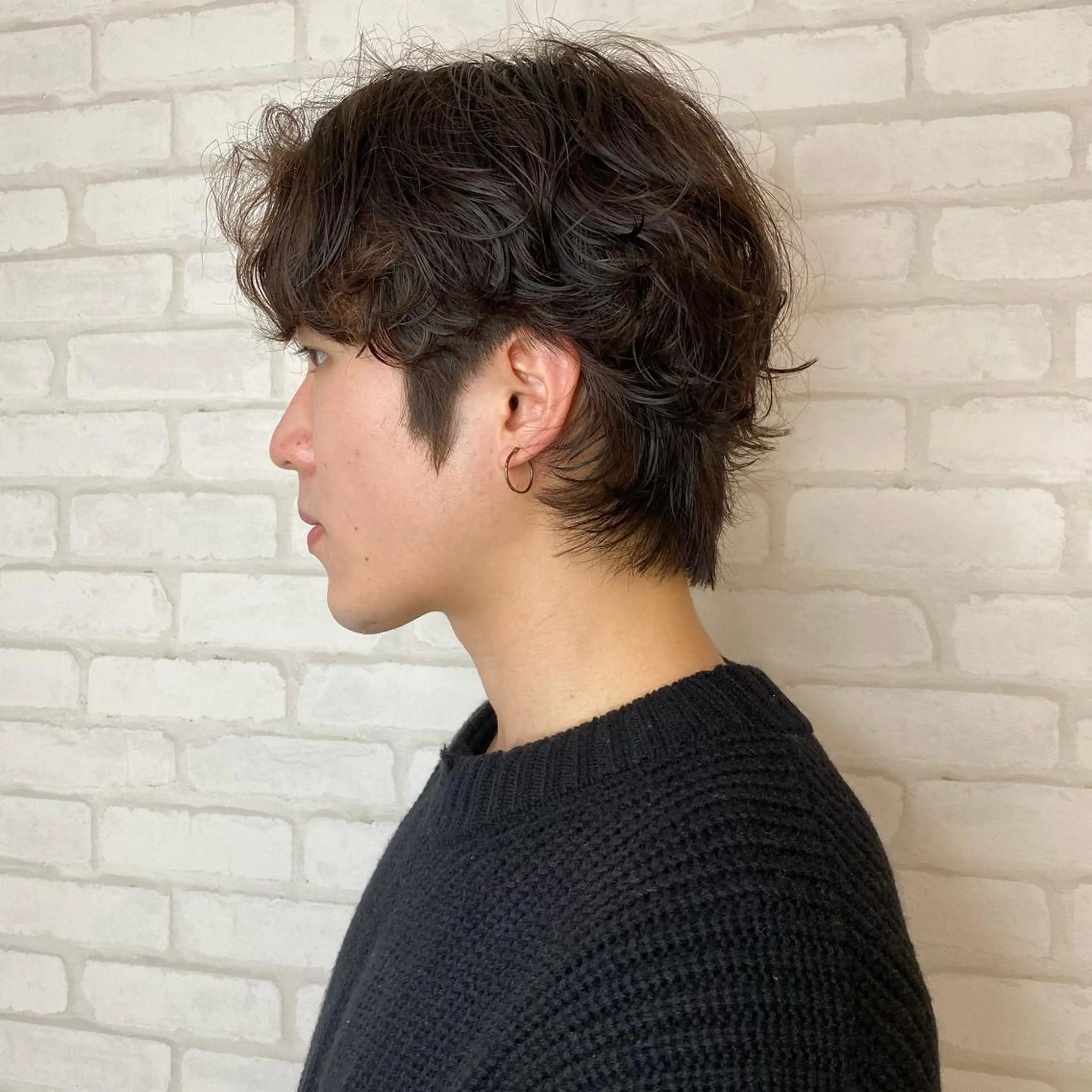 ショート パーマ メンズ abilita AZUSAのヘアスタイル