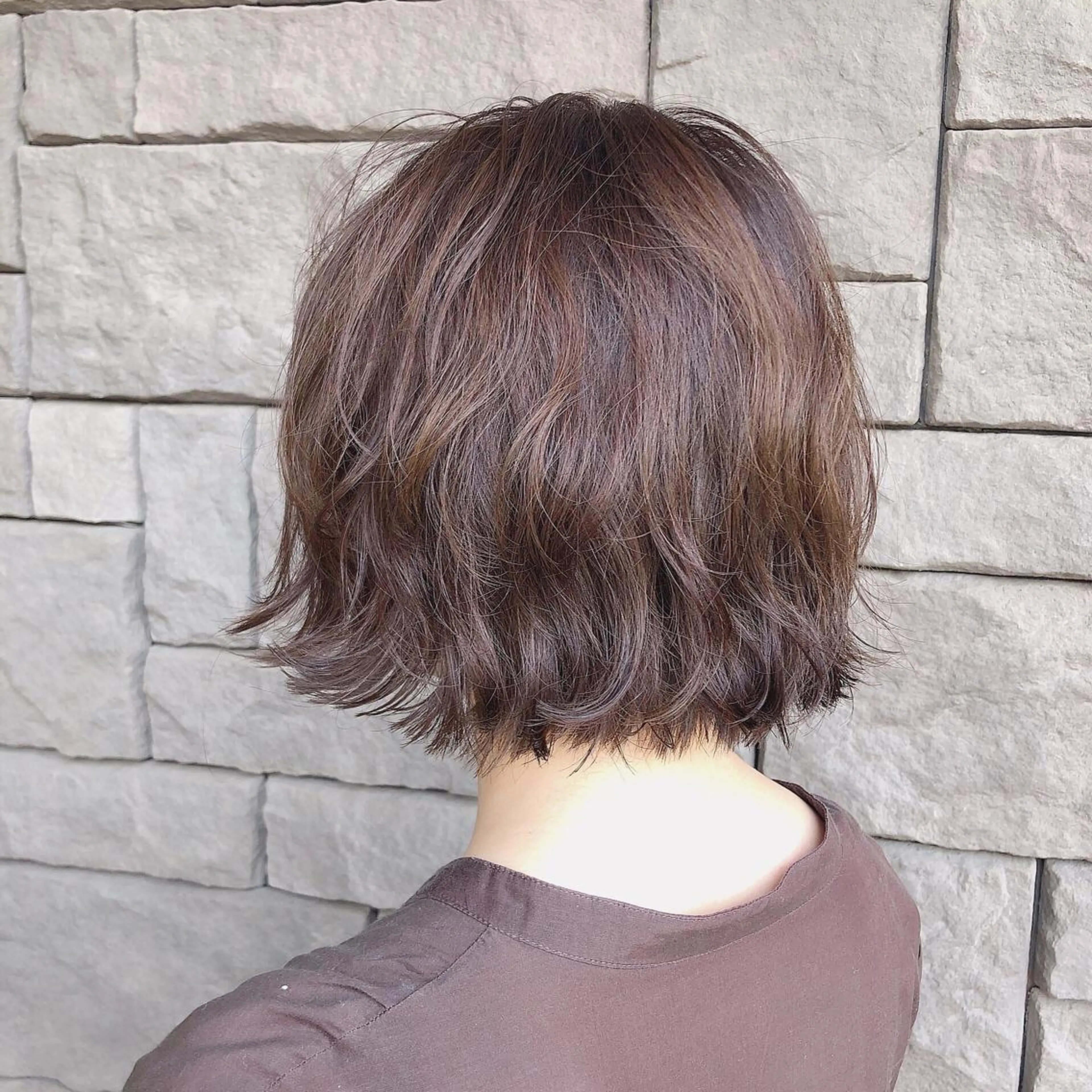 ミディアム 店長/mao/ 前髪/顔周りカットのヘアスタイル