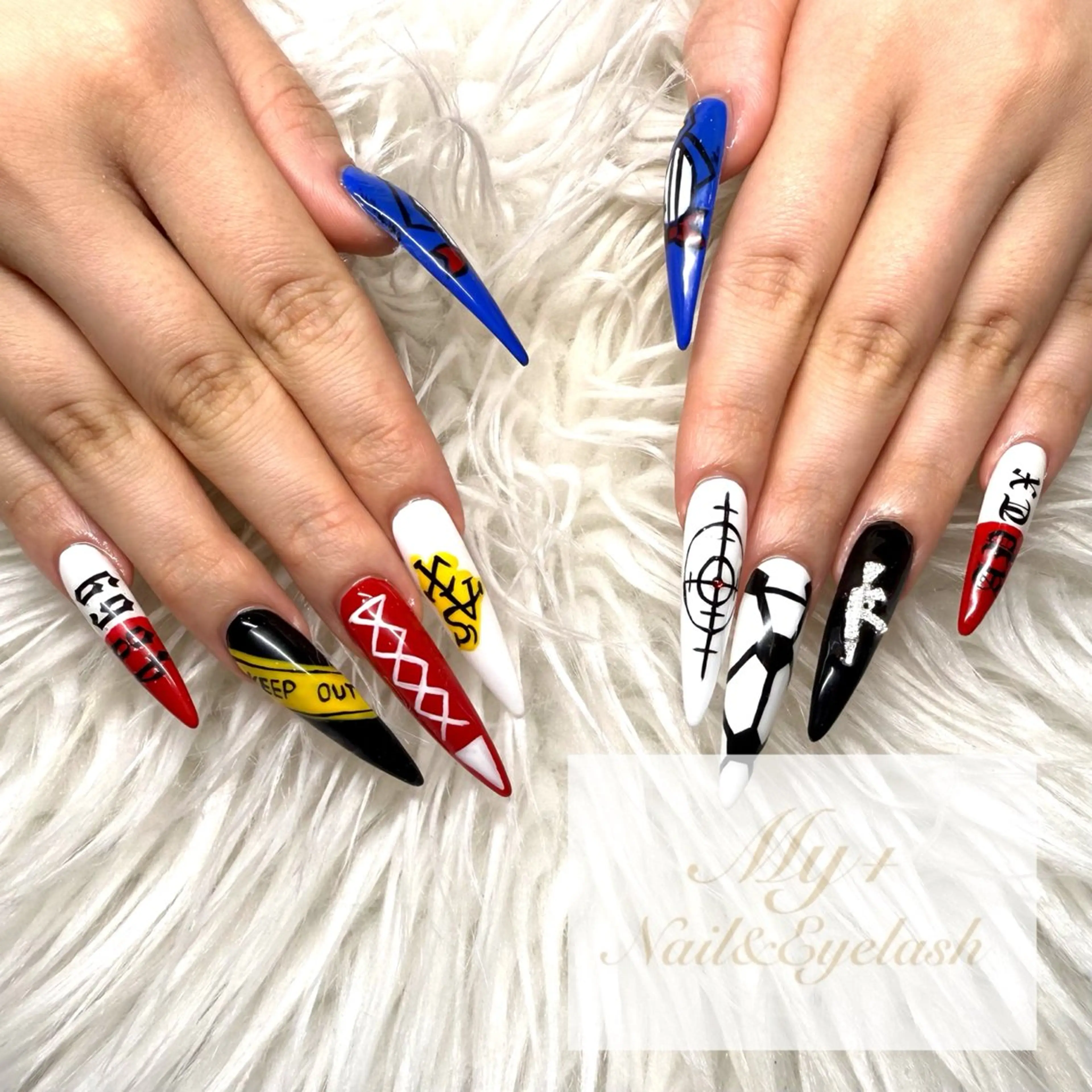 ロング ハンドネイル My+ Rihoのネイルデザイン