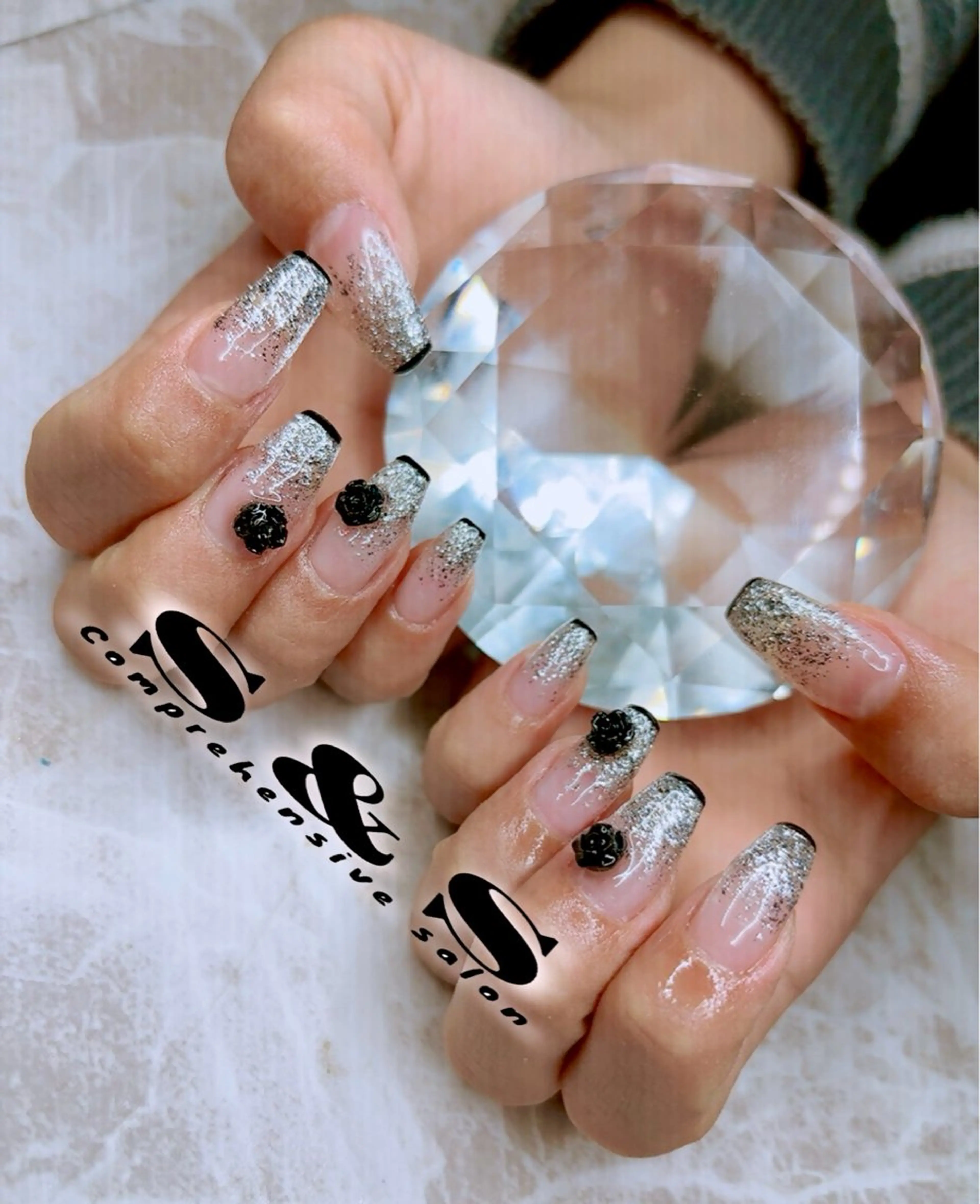 ネイル 長さ出し メンズネイル 持ち込み S&S 村田小百合のネイルデザイン