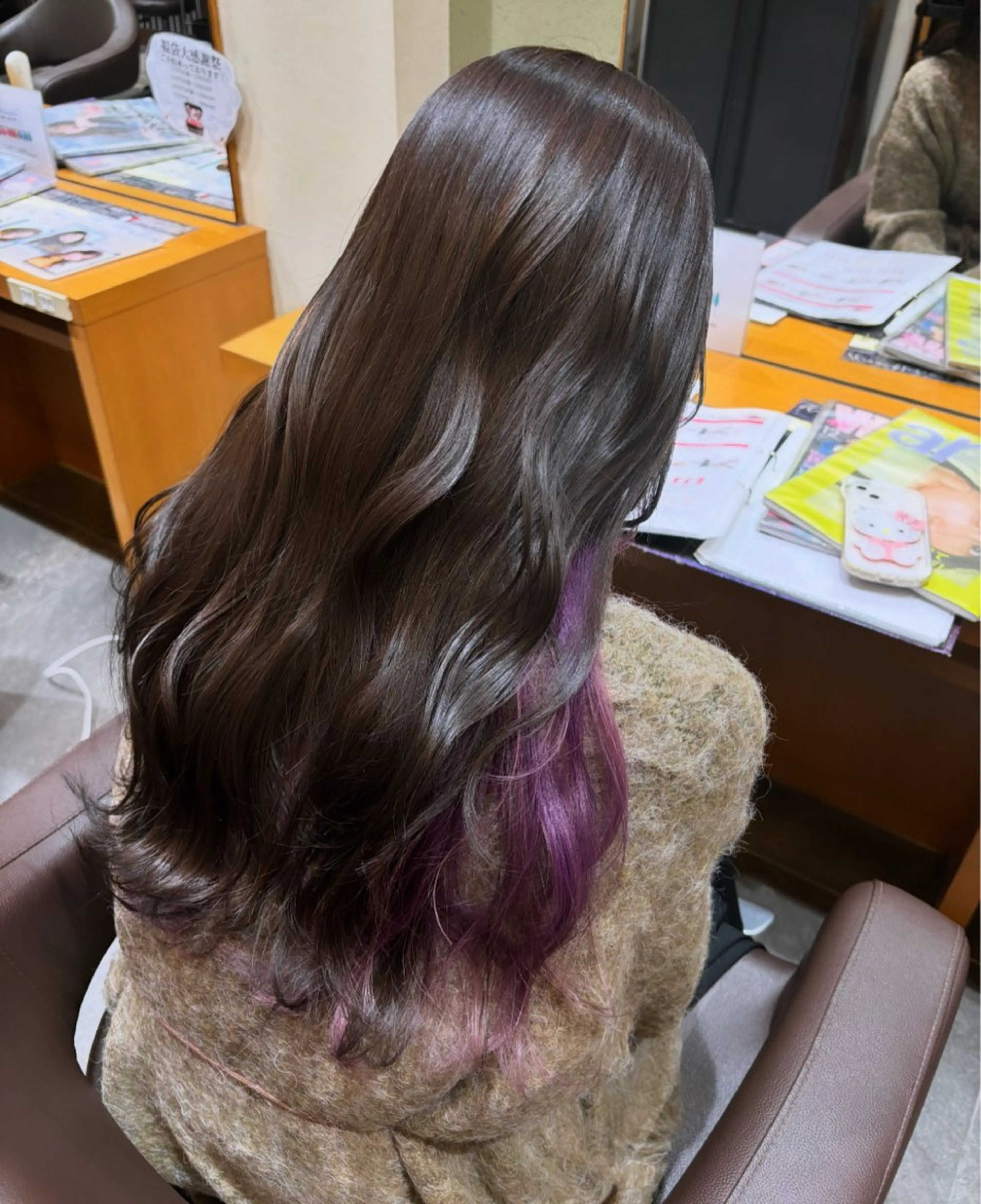 ロング ingsjapan所属・折見 千花のヘアスタイル