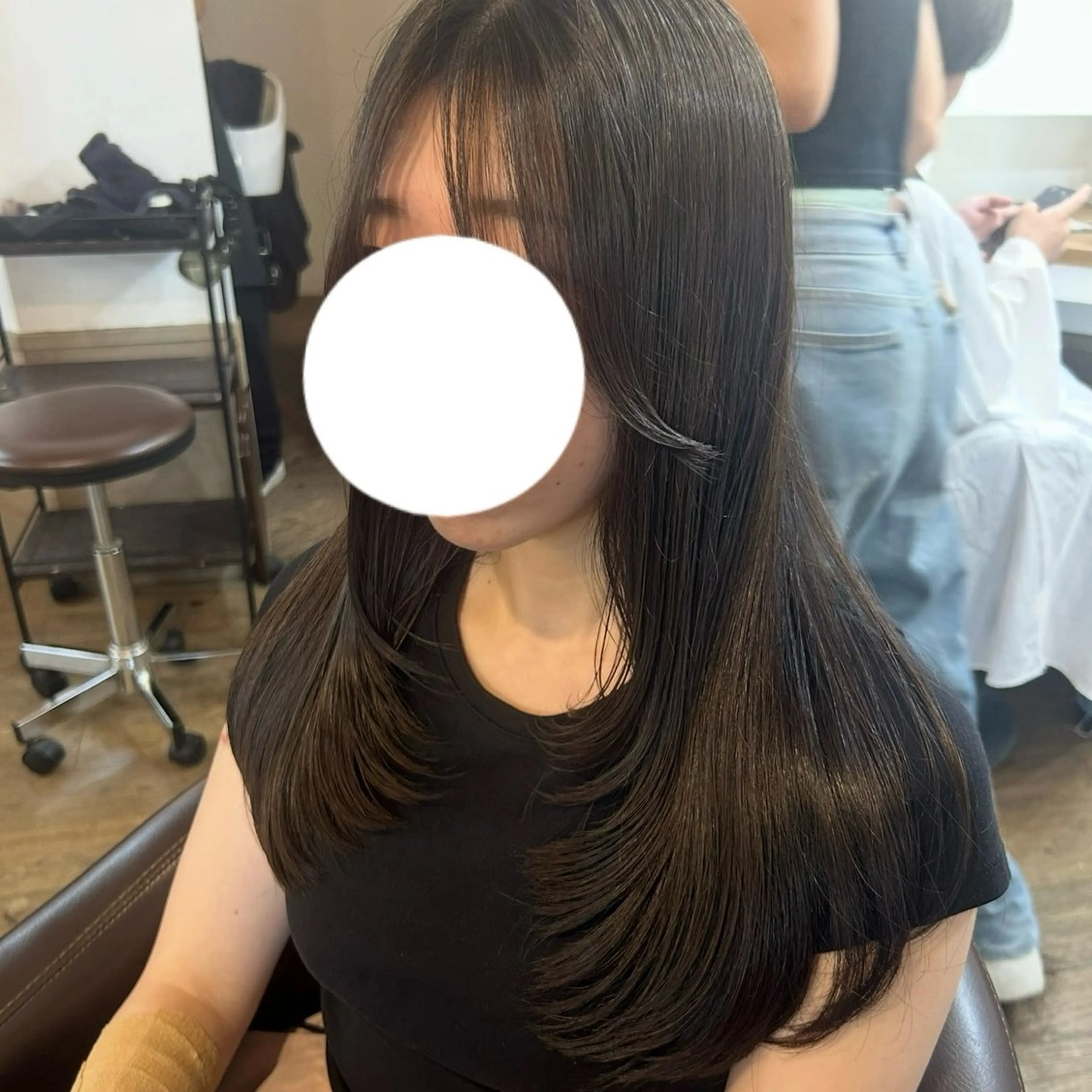ロング カラー カット 立花 ふたば🌱のヘアスタイル