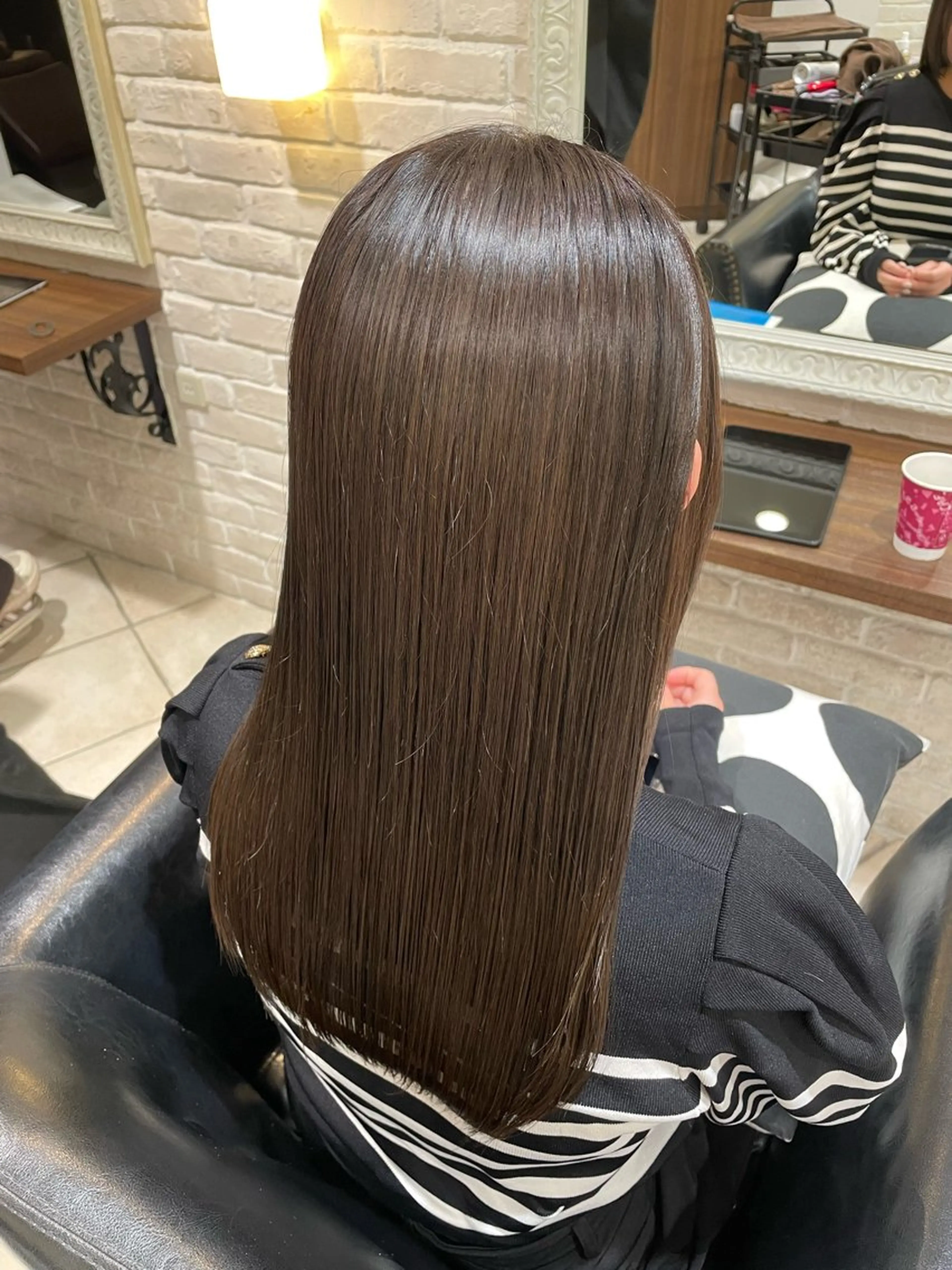 カラー ベージュカラー オリーブベージュ 髪質改善 ヘアカラー トリートメント 🌼 misaki 🌼のヘアスタイル