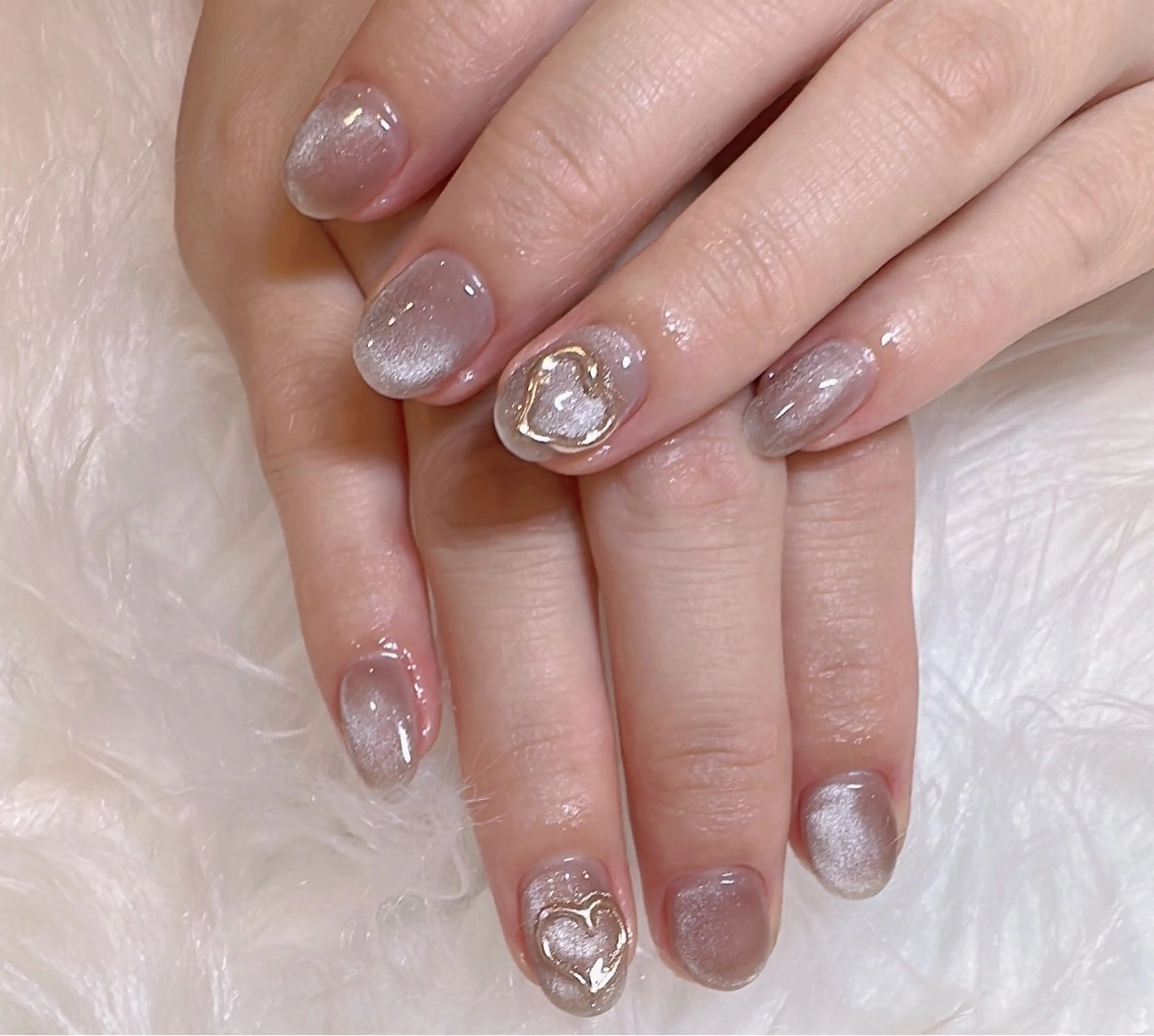 ネイル マグネットネイル キュート ネイルのネイルデザイン