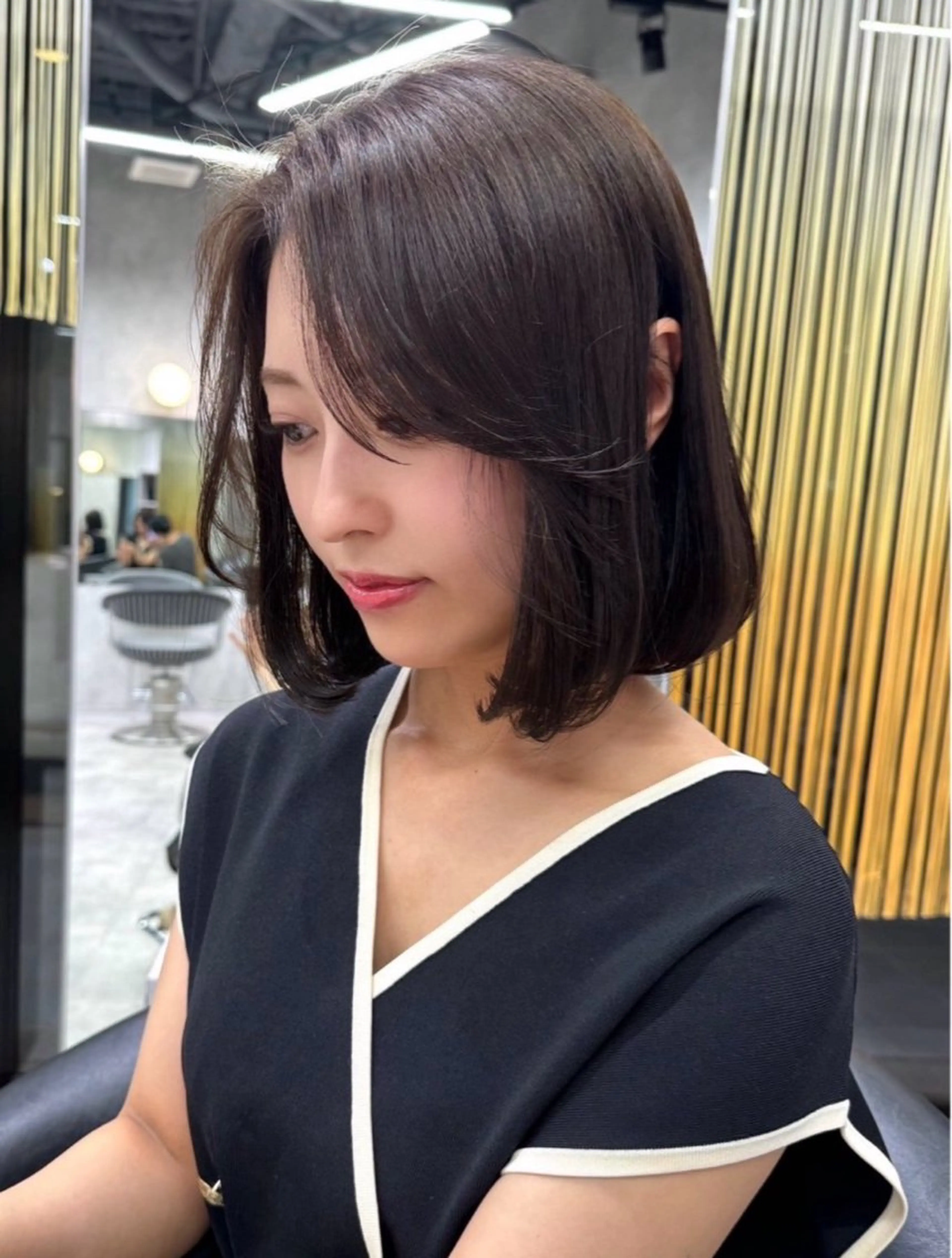 ショート 花井輝 ボブ/レイヤーのヘアスタイル