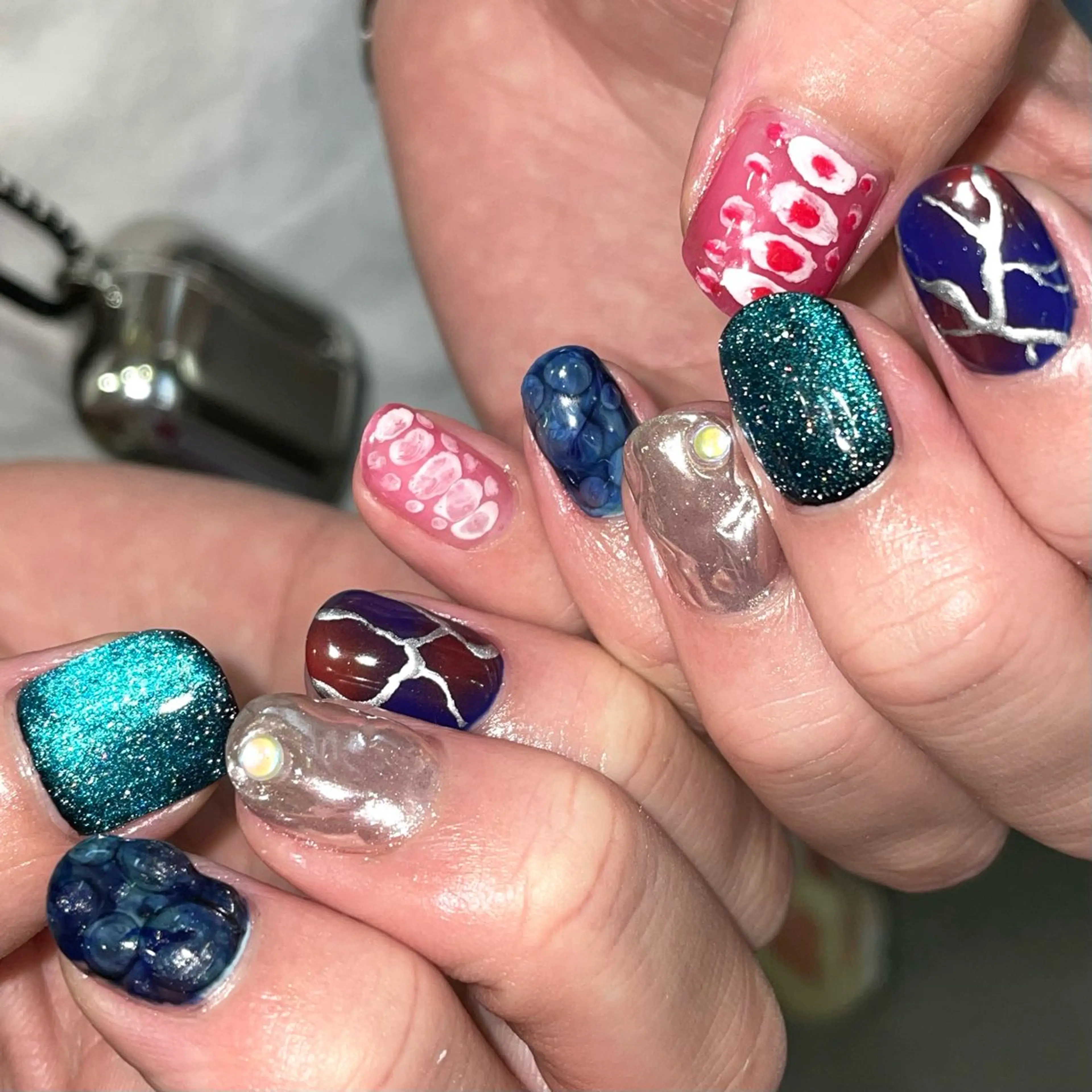 ネイル 【 ﾈｲﾘｽﾄ&ｱｲ ﾘｽﾄ】キヨカのネイルデザイン