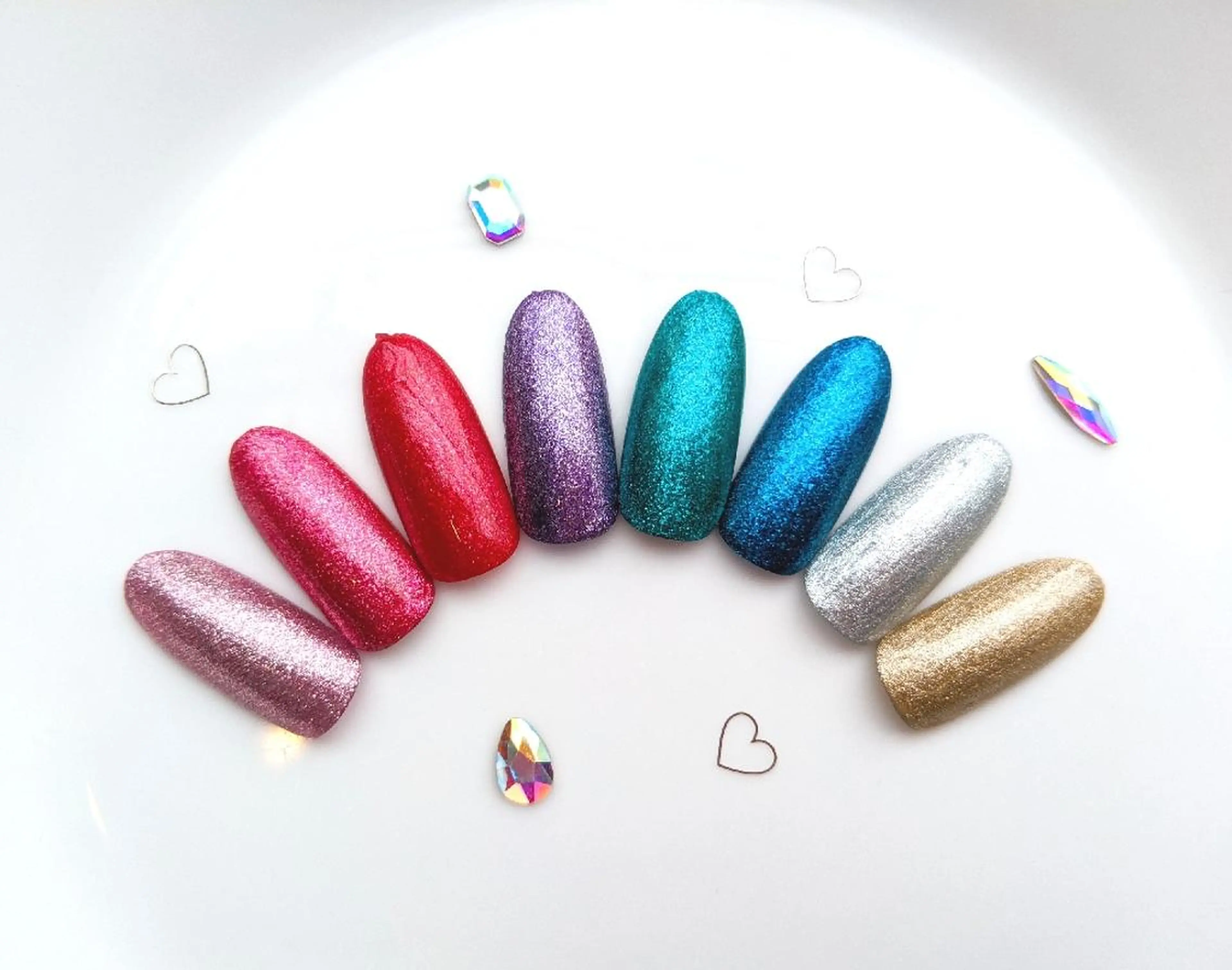 ネイル ラメ(グリッター) 板橋 美香子のネイルデザイン