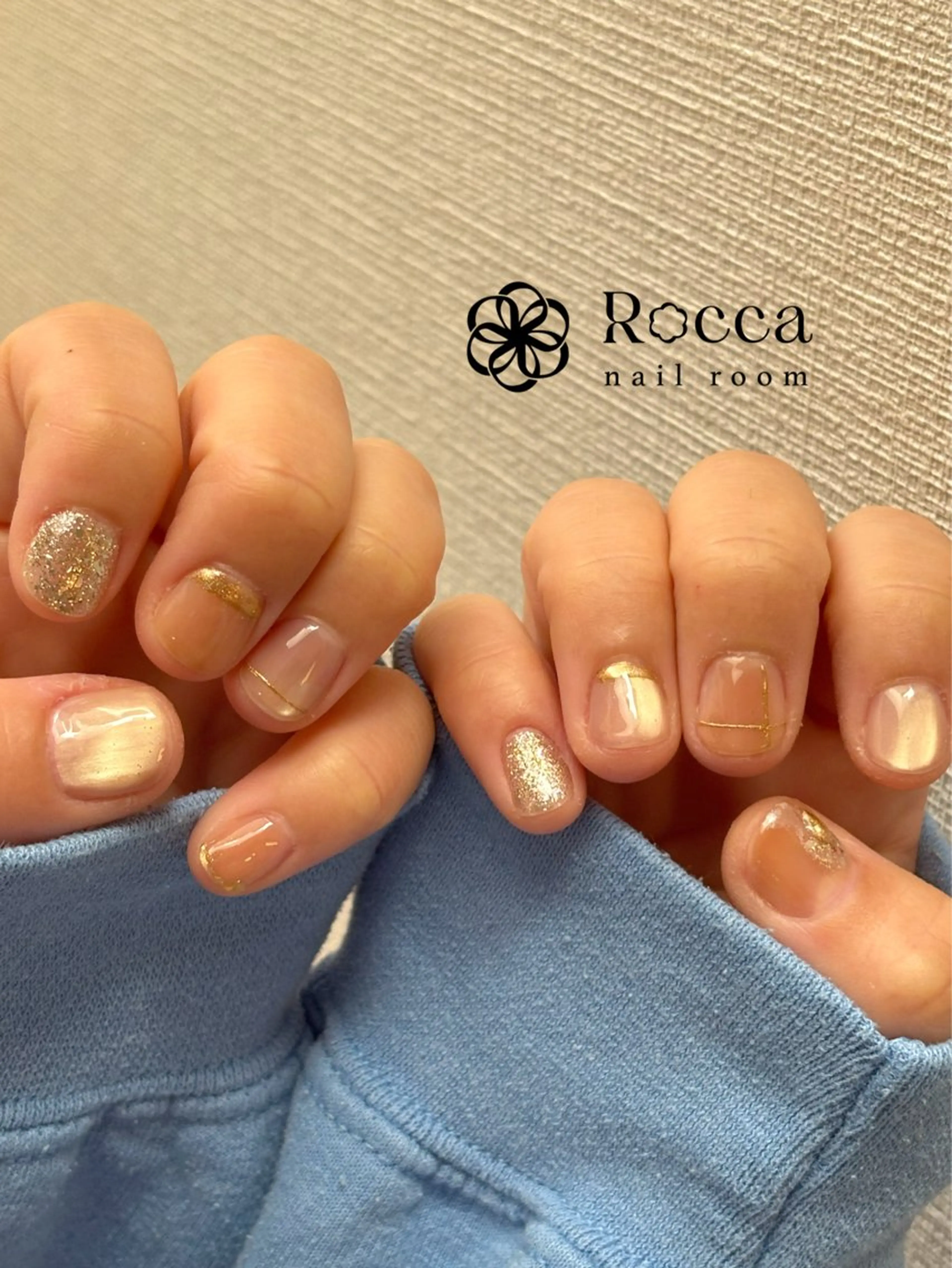 ネイル キラキラネイル ハンドネイル 茂野 恵のネイルデザイン