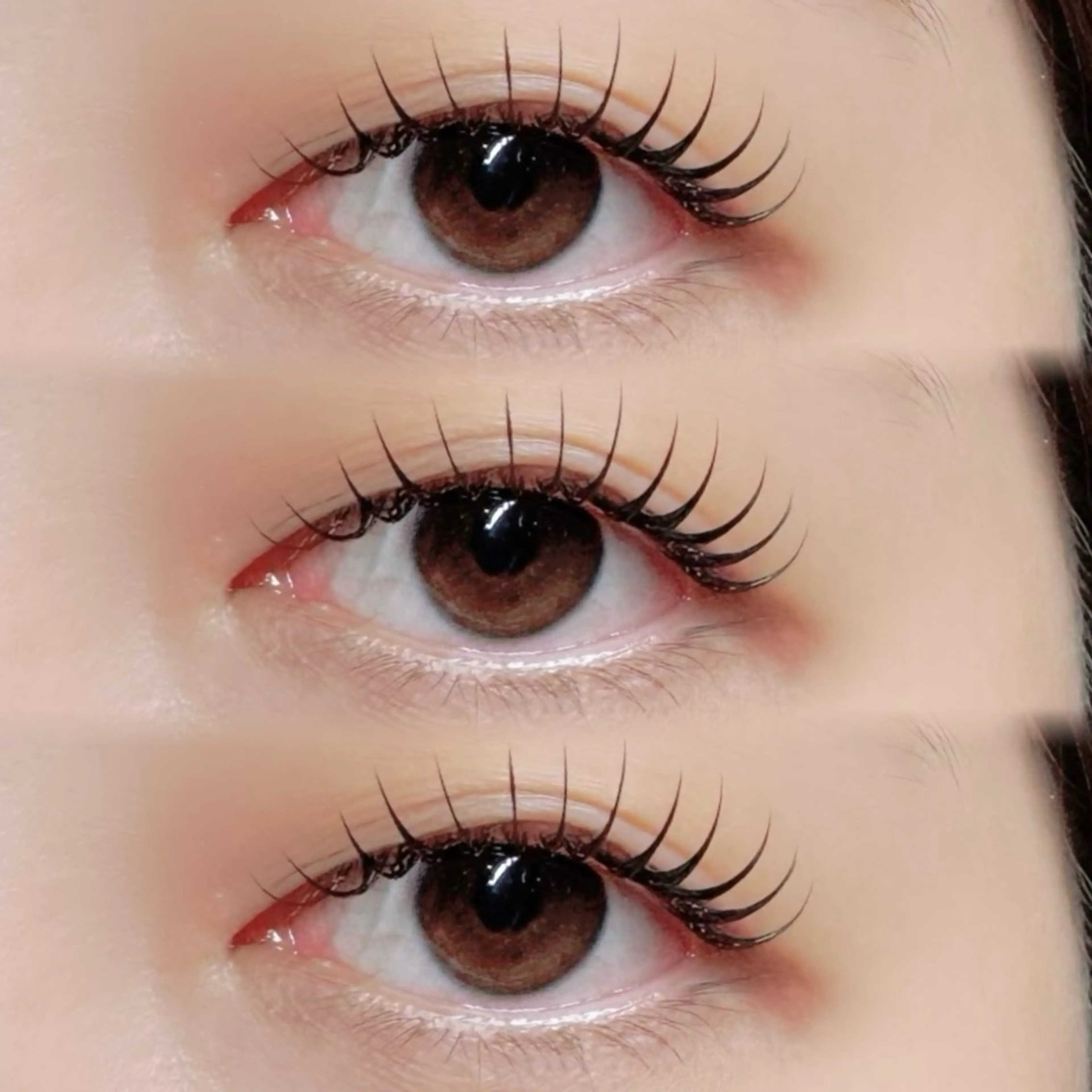 マツエク・マツパ 目尻長め マツエク ETERNO 岡田 愛可のマツエク・マツパデザイン