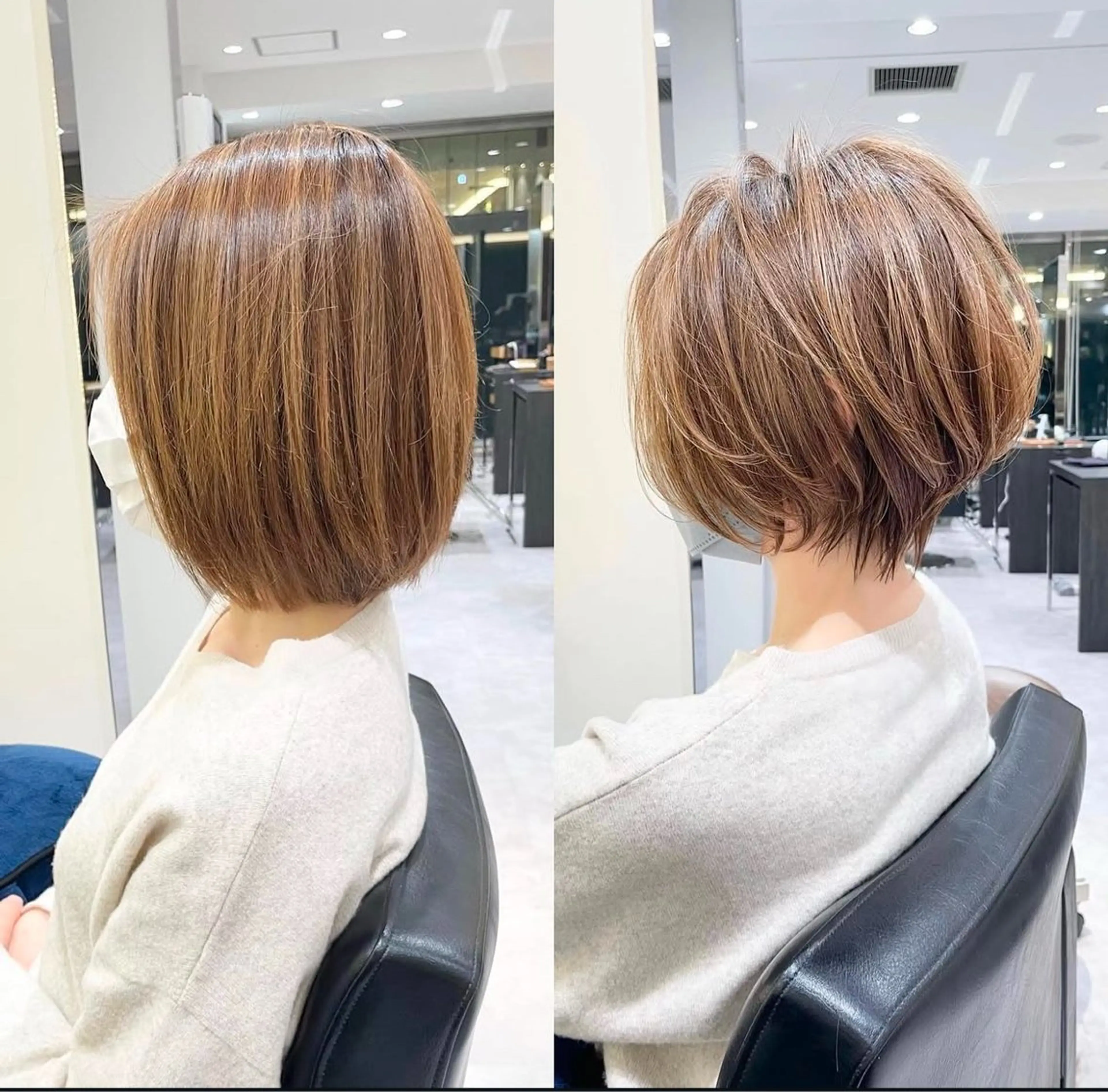 ショート カット ヘアカラー トリートメント ショート/レイヤー/ 無料/表参道/荒砂のヘアスタイル