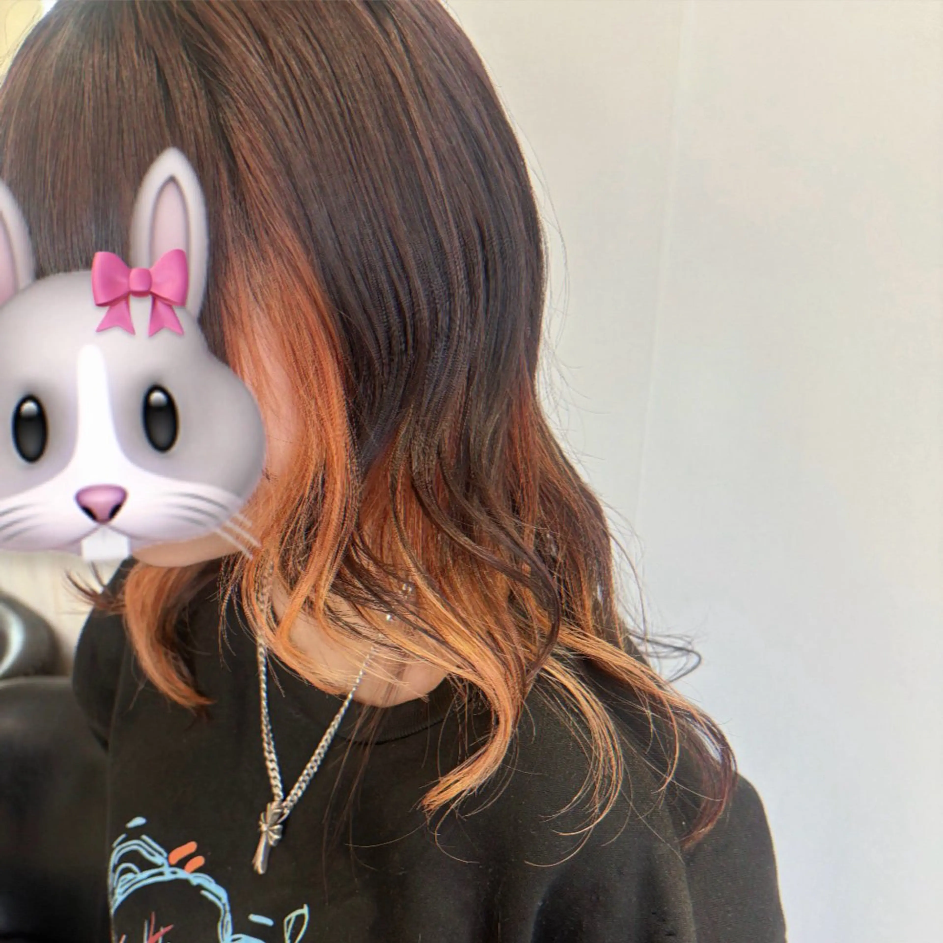 ミディアム レイヤーカット ヘアカラー 棚橋 光海のヘアスタイル