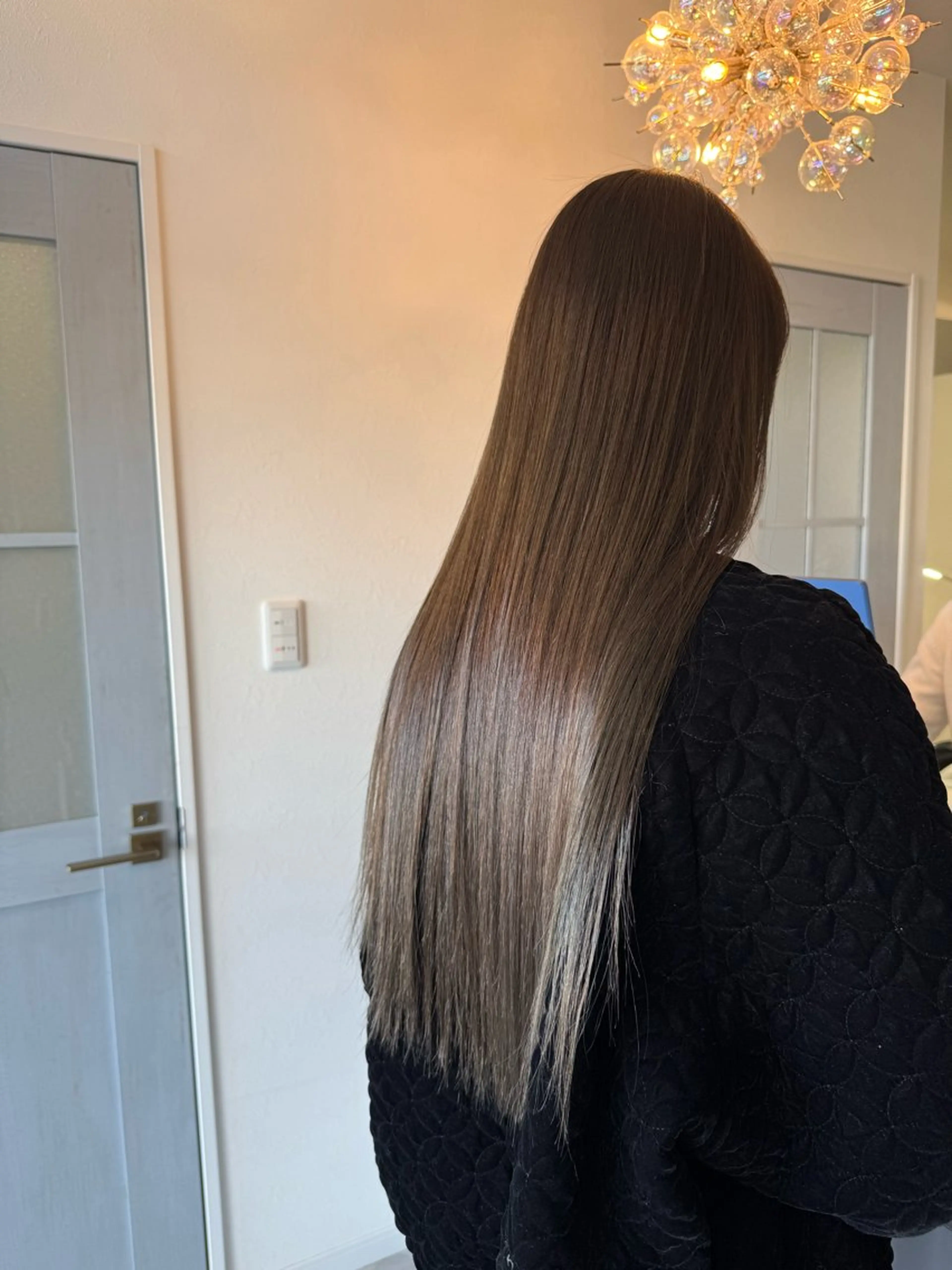 カラー 髪質改善 なかやま れいかのヘアスタイル