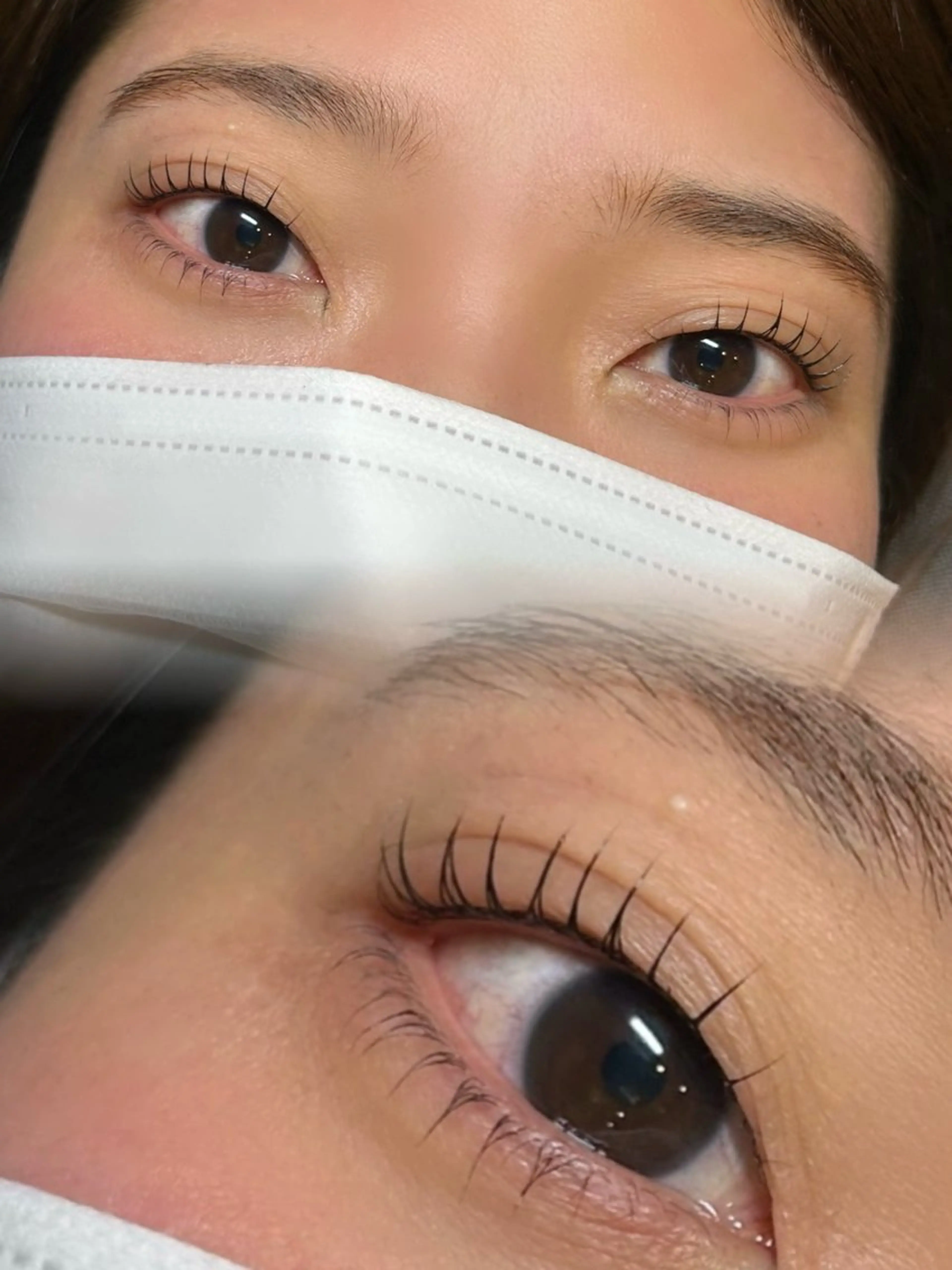 マツエク・マツパ 下まつげエクステ 一重×まつ毛パーマ マツパ times salon所属・ボウ🪞ヘアセット /マツパ/眉毛のヘアスタイル