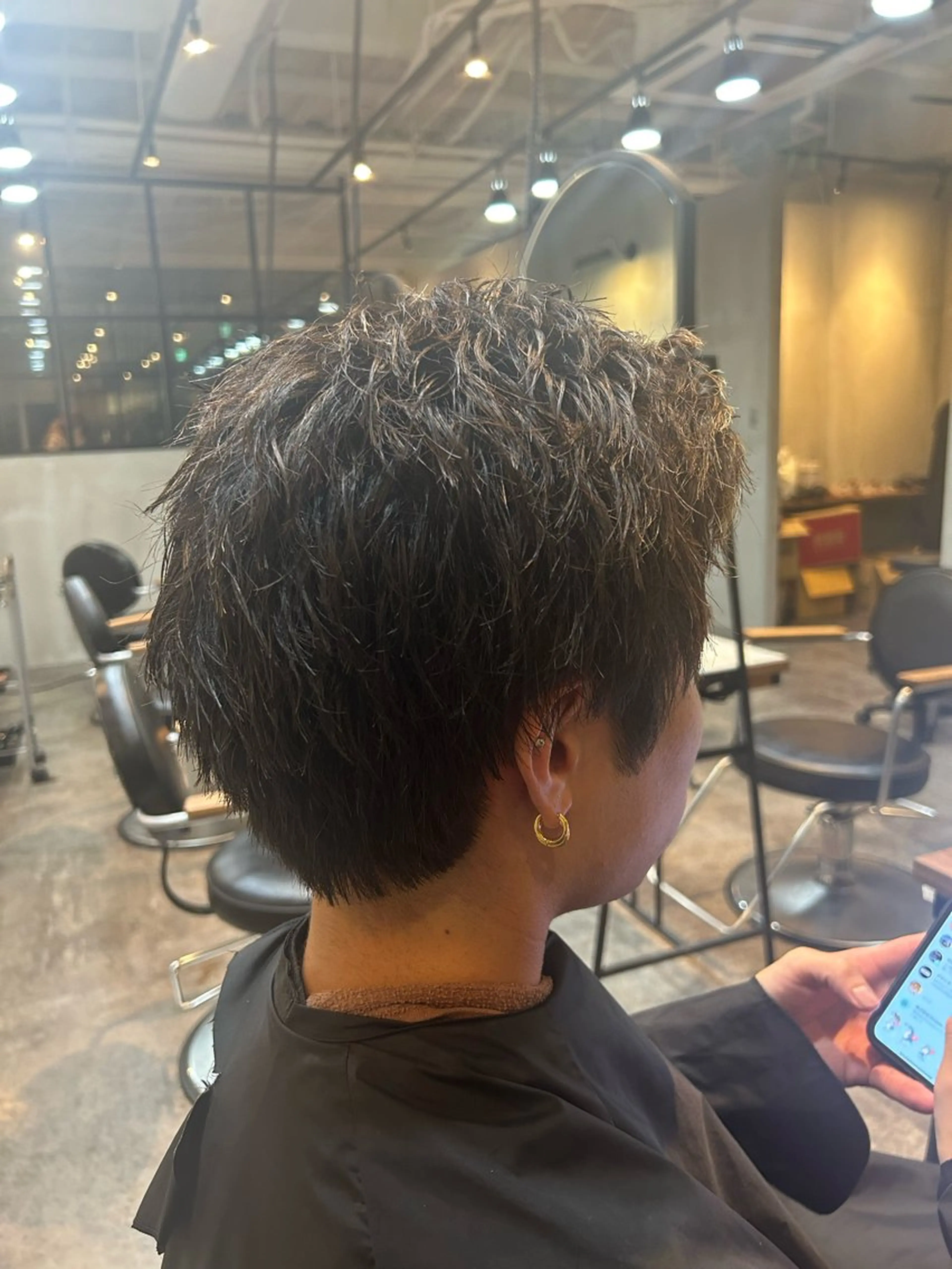 メンズ 刈り上げ 木下 美優のヘアスタイル