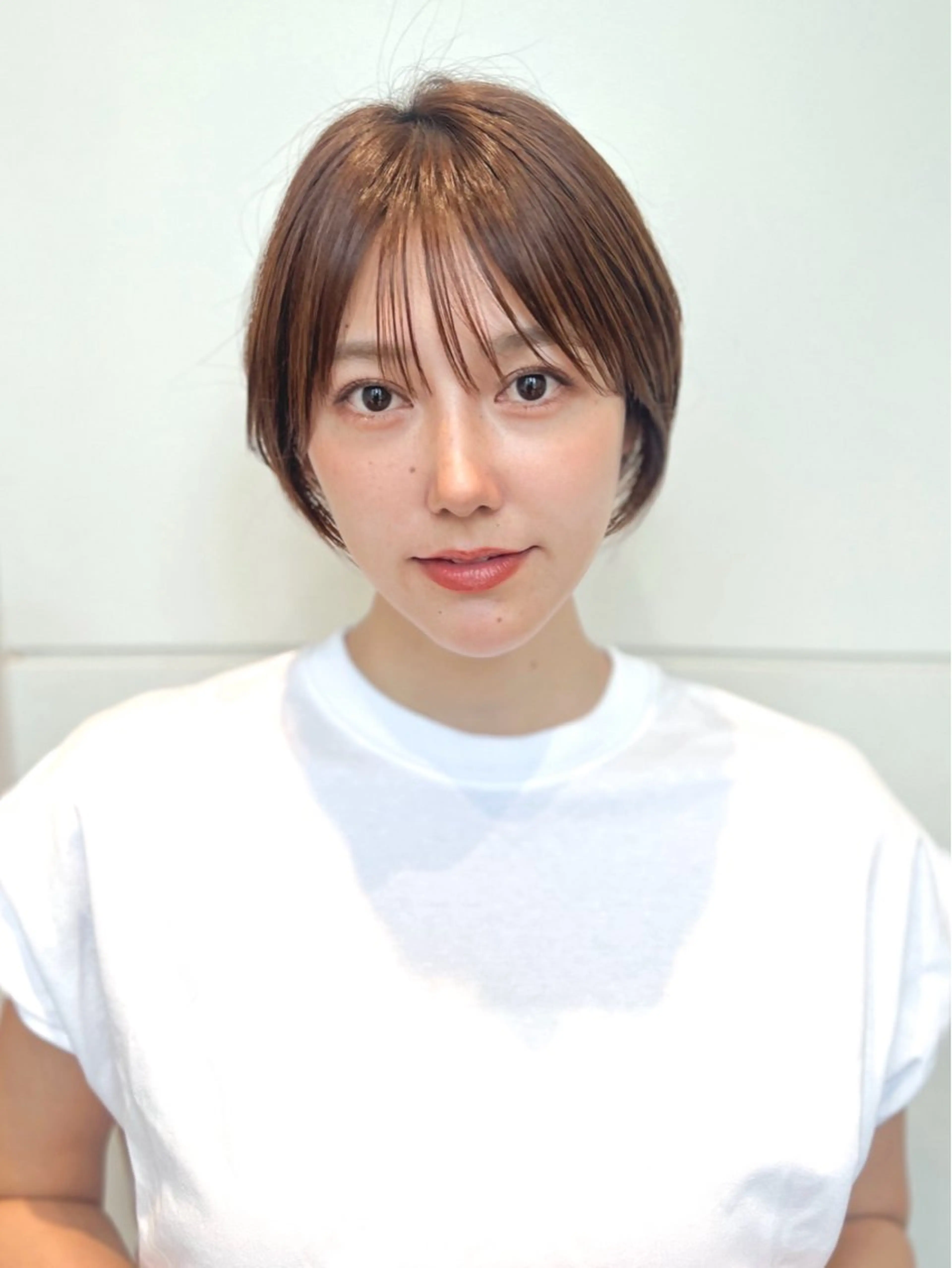 ショート ヘアカラー ヘッドスパ 縮毛矯正 /横山陸人のヘアスタイル