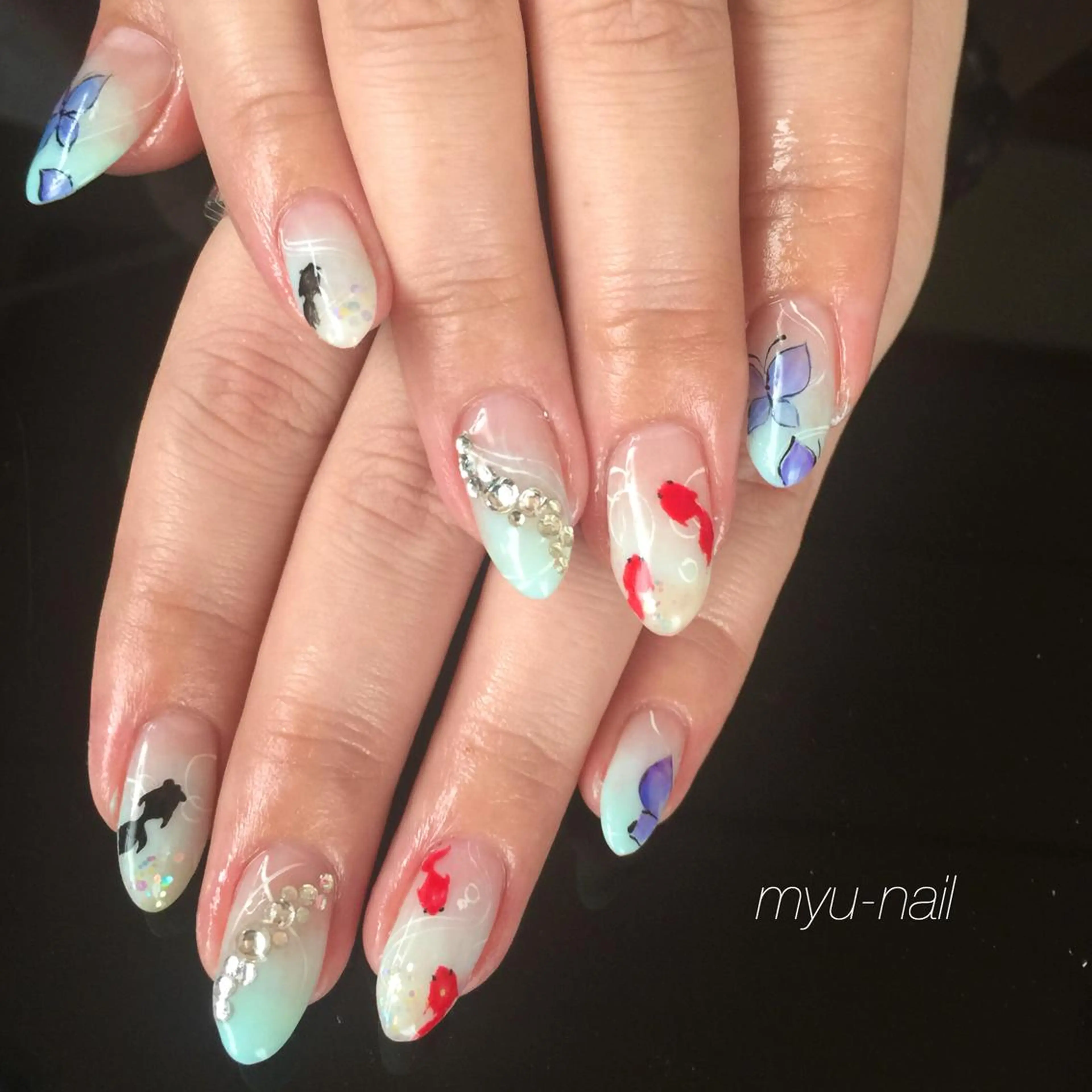 ネイル アートネイル ホームサロン myu-nailのネイルデザイン