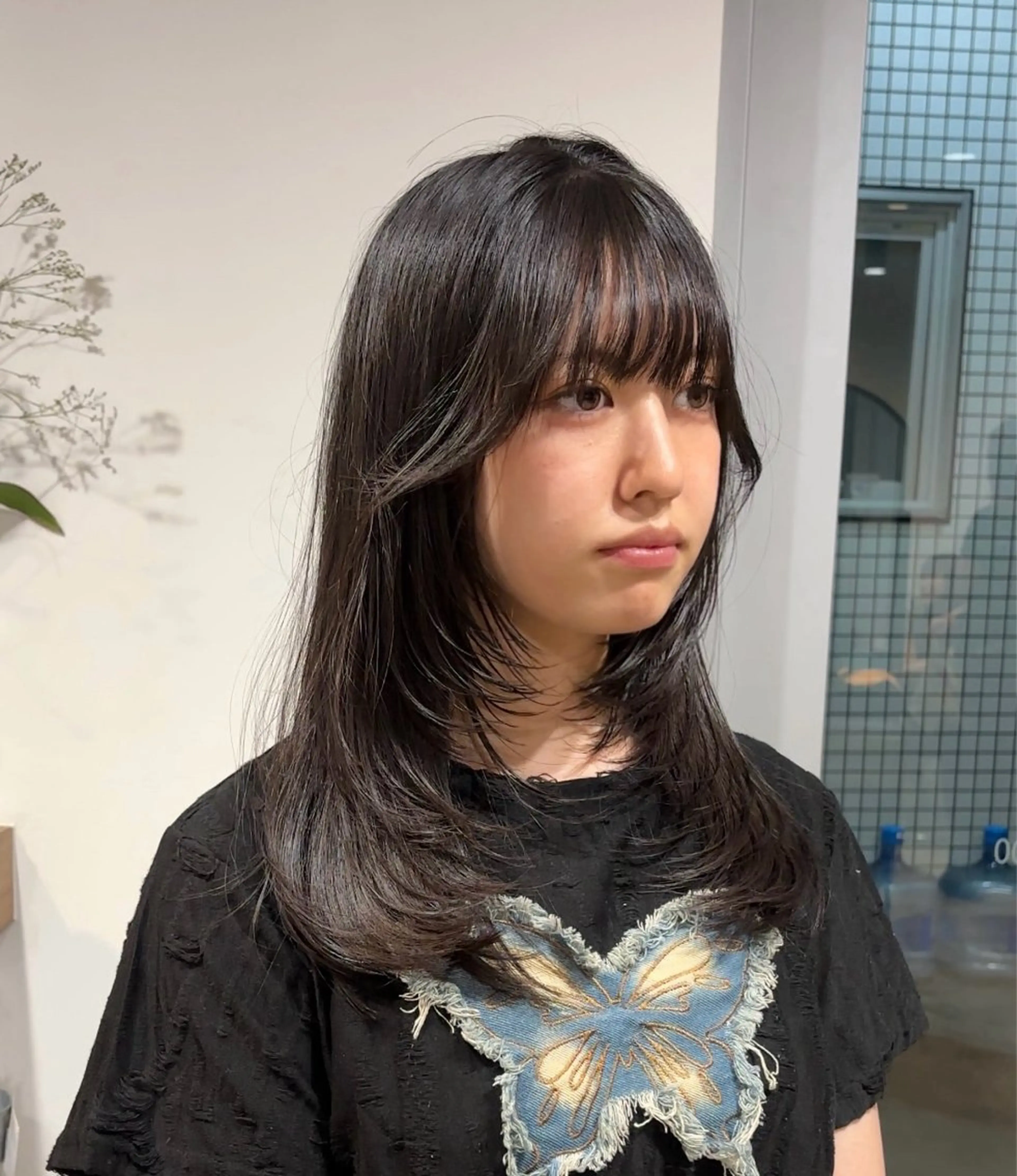 ロング カット 縮毛矯正 A.C.T C-LOOPUNITED所属・坂元 あかねのヘアスタイル