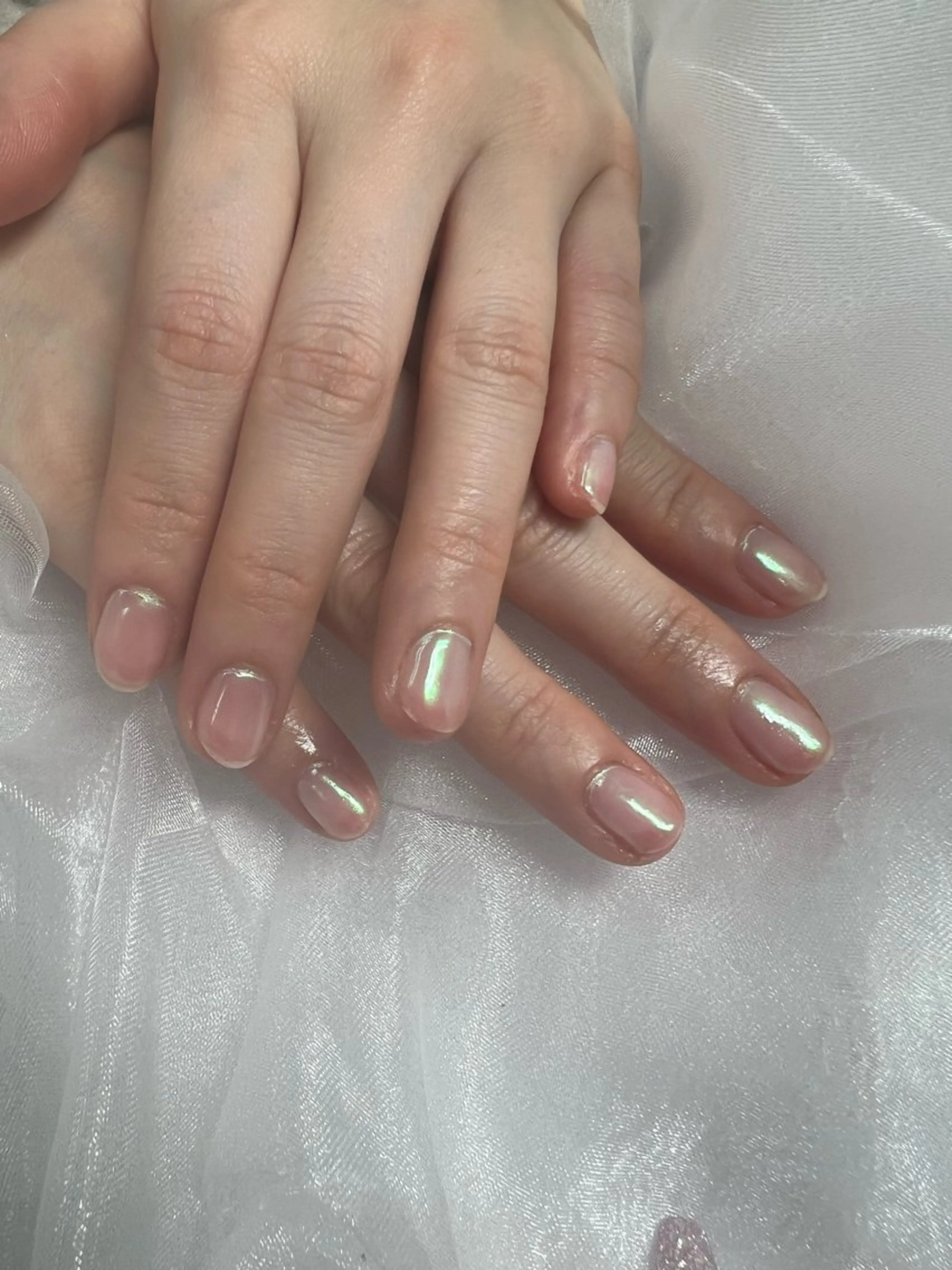 ネイル オーロラネイル ミラーネイル ハンドネイル Keytos所属・小池 奈央のネイルデザイン