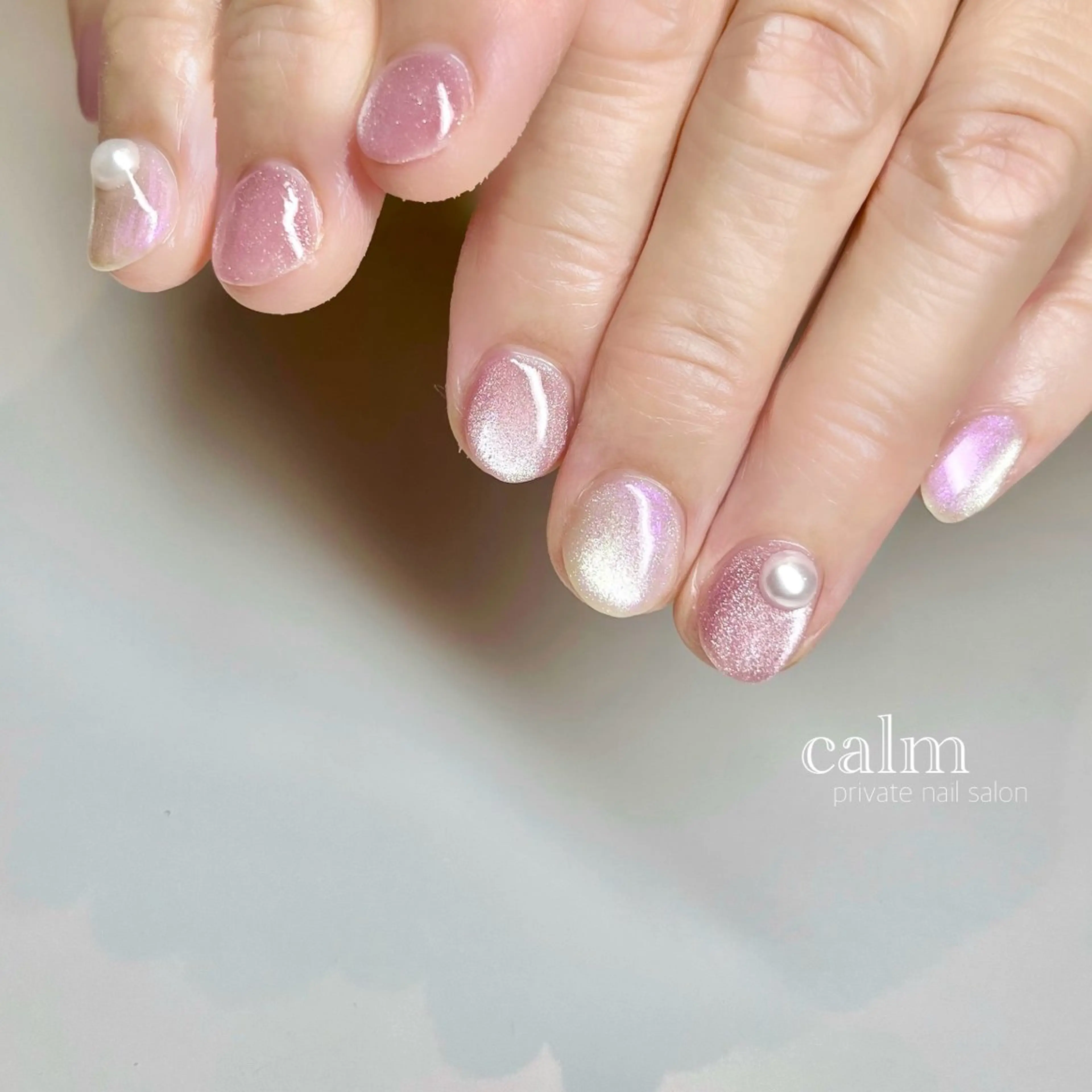 ネイル マグネットネイル calm 〔ｶｰﾑ〕のネイルデザイン