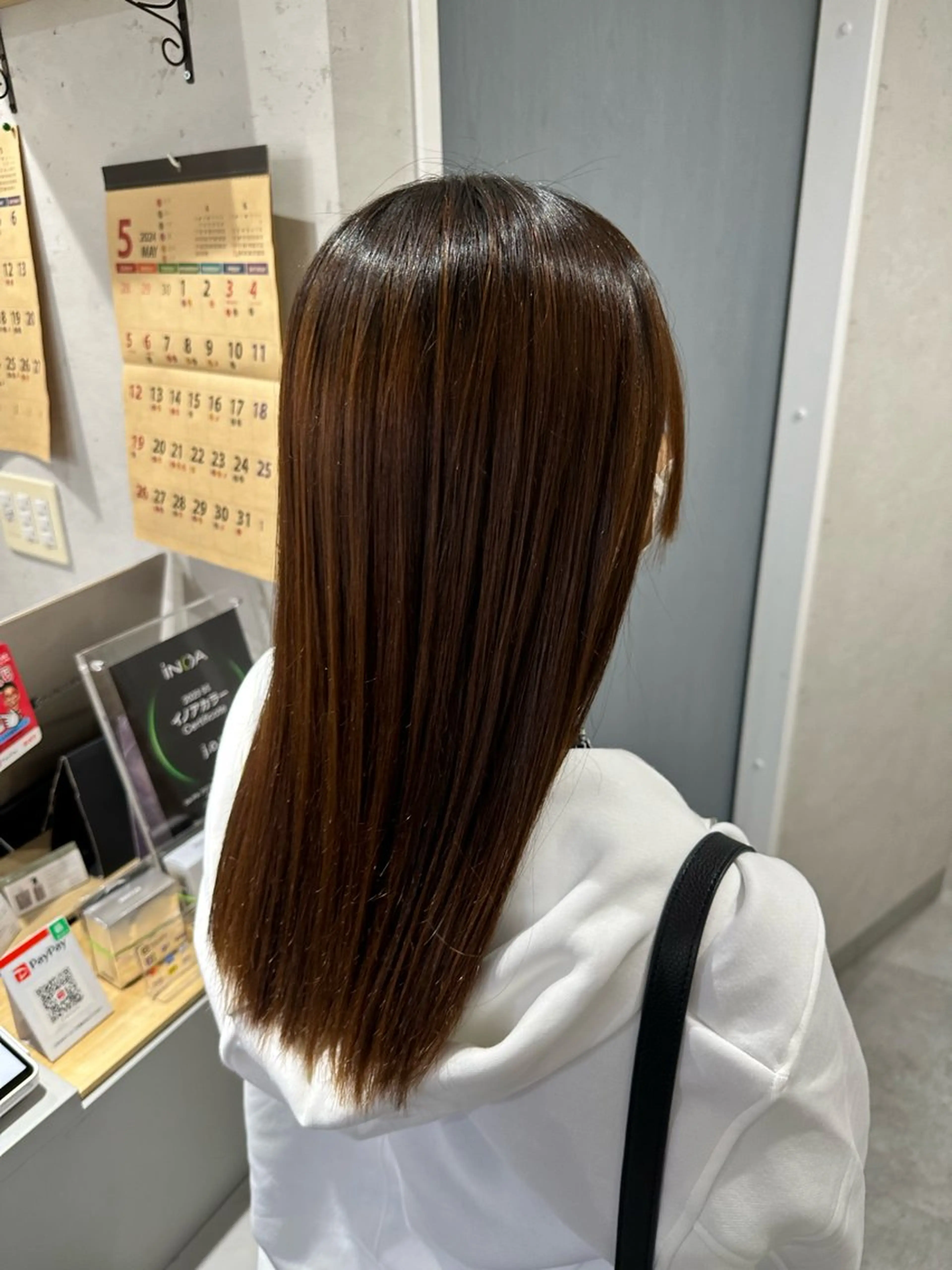 ロング JOS所属・上野/エフェクトブリ ーチ✂︎touiのヘアスタイル