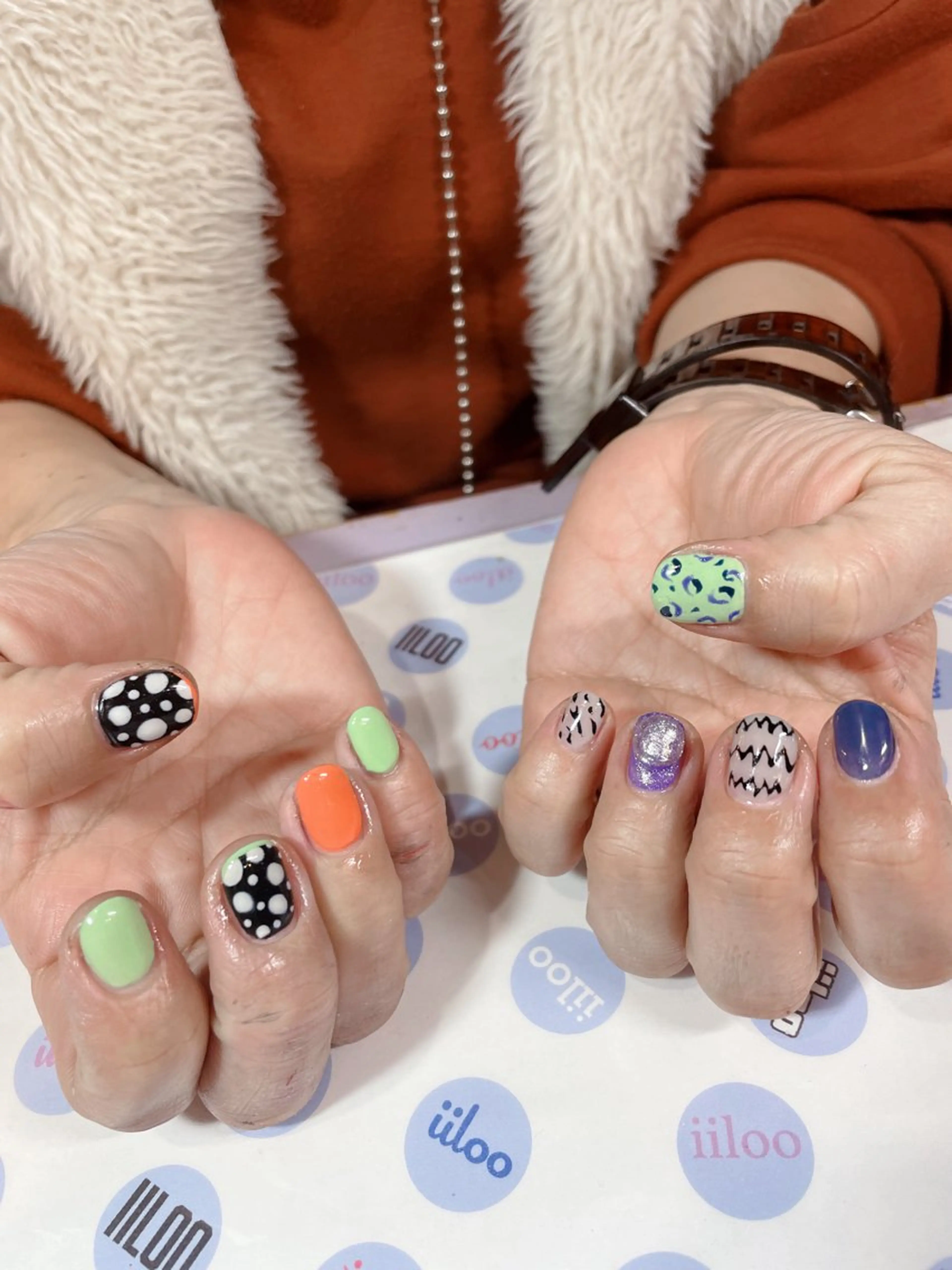 ネイル iiloo aromaworksのネイルデザイン