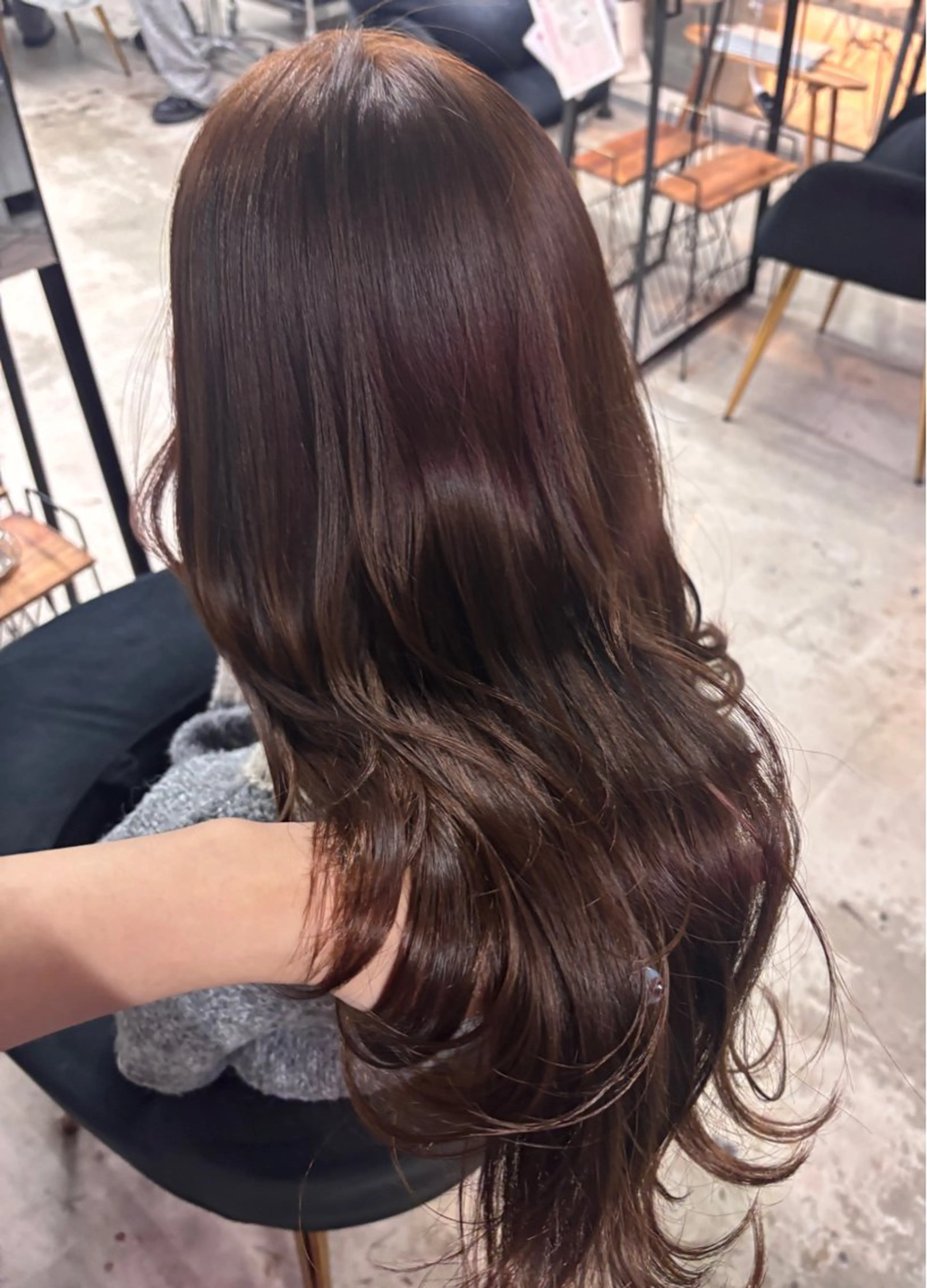 ロング ヘアカラー トリートメント ヘッドスパ 艶ｶﾗｰ🫧 Rico💗空き🈶のヘアスタイル