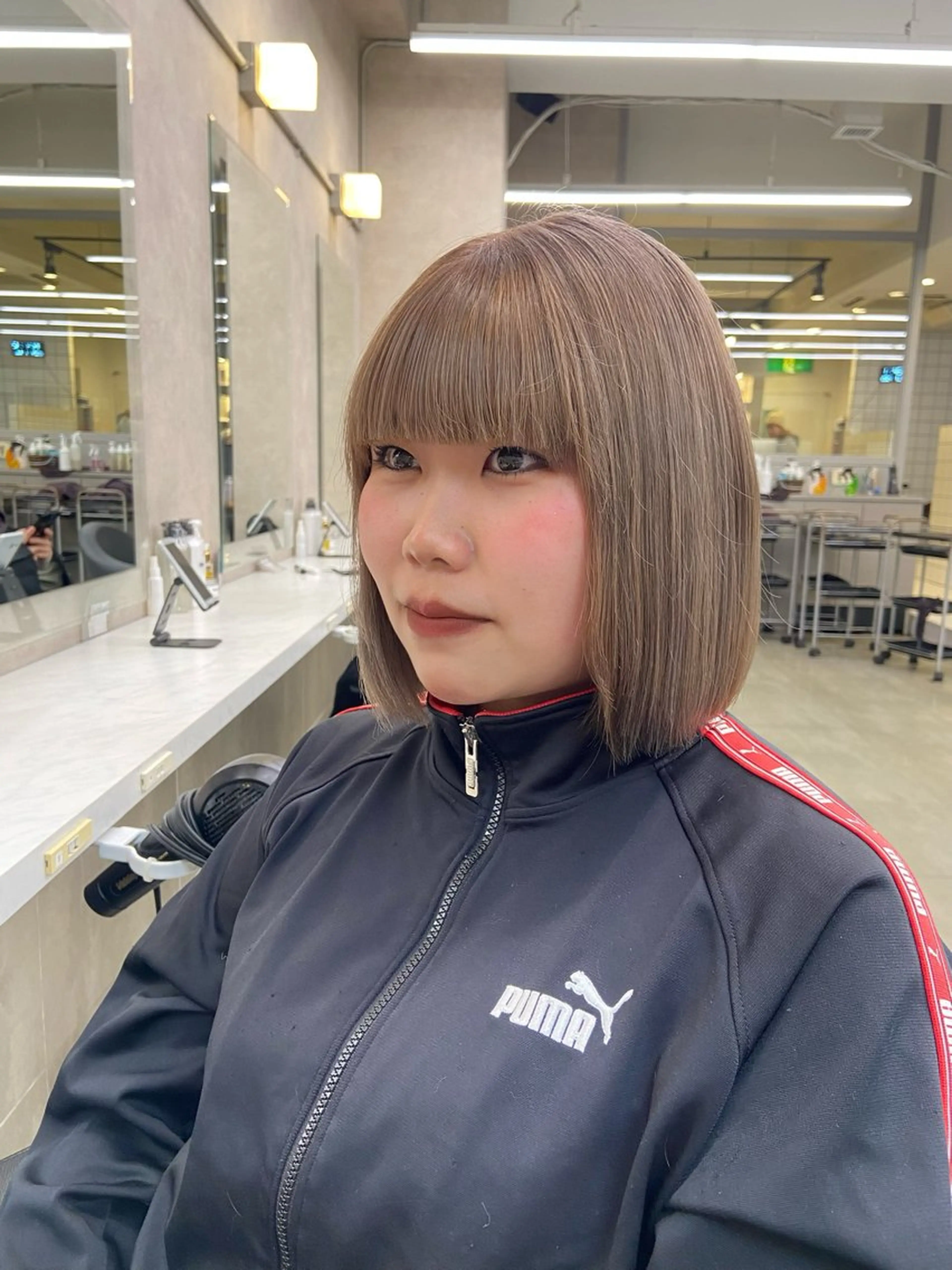 ショート カラー ヘアアレンジ flammeum所属・ハイトーン/ボブ /misakiのヘアスタイル