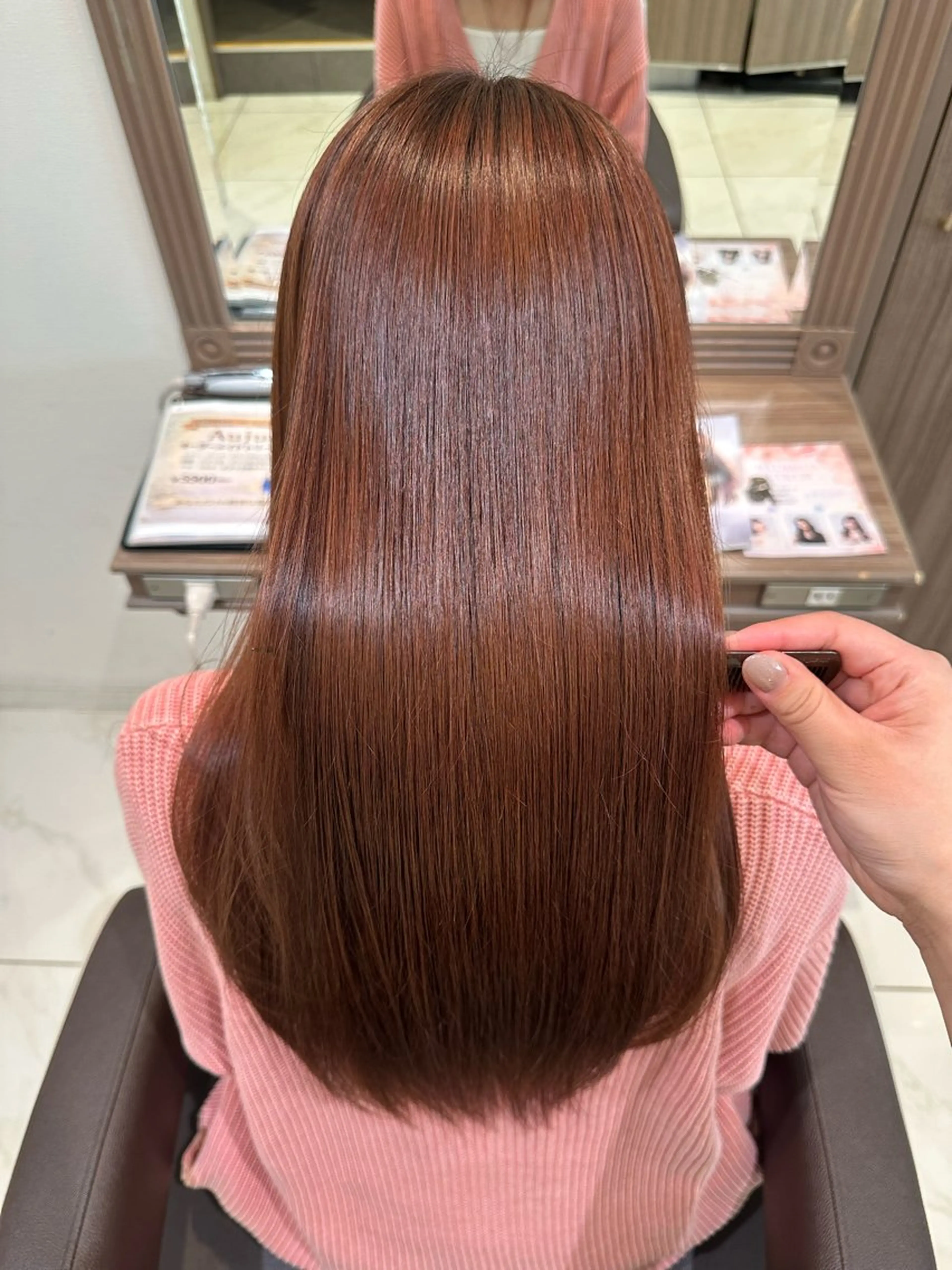 ロング カラー ブラウンカラー ピンクカラー ピンクブラウン 🌟モデル募集 /さら🩷のヘアスタイル