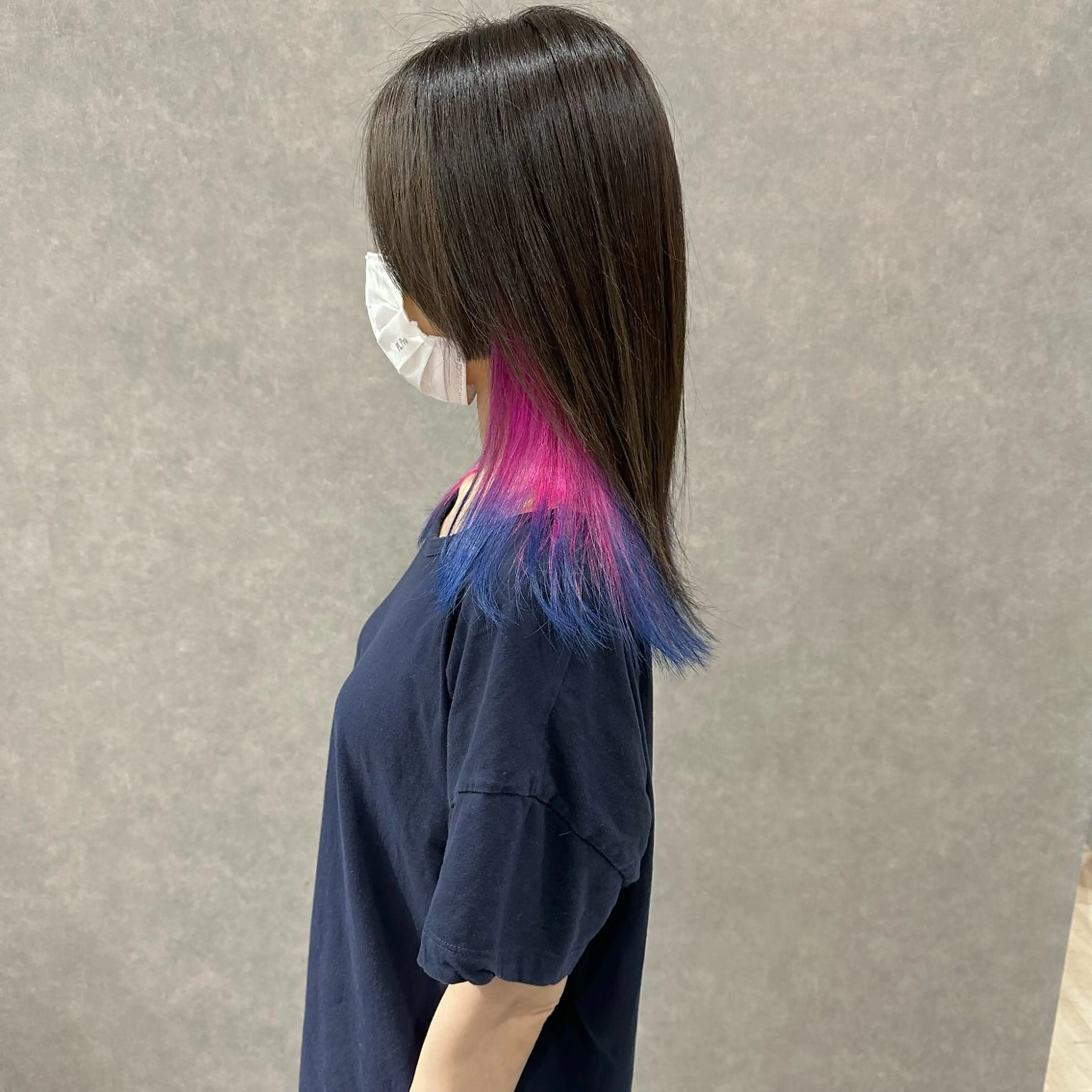 ミディアム カラー はちすか るかのヘアスタイル