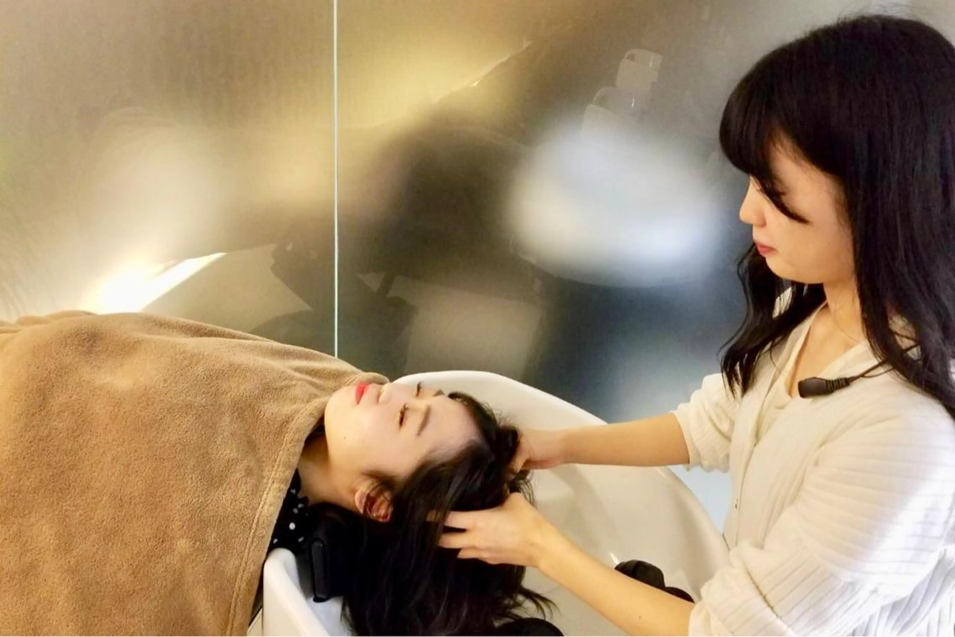 <ﾍｯﾄﾞｽﾊﾟ30分>【🌿5UPプレミアムスパ🌿】髪と頭皮のWケア&マッサージの写真