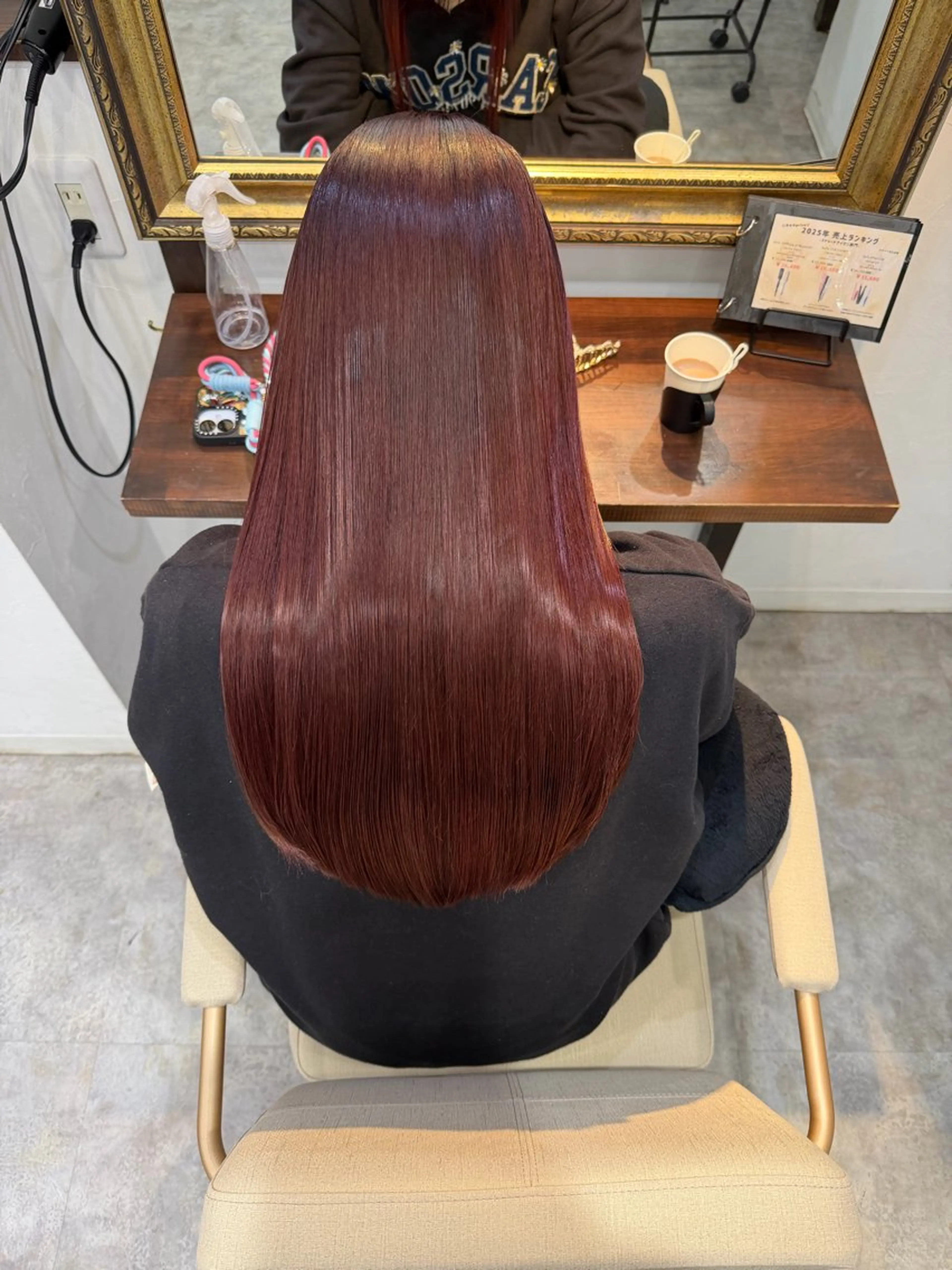 ロング 髪質改善 トリートメント カット ヘアカラー トリートメント 髪質改善×縮毛矯正 saLyu川島のヘアスタイル