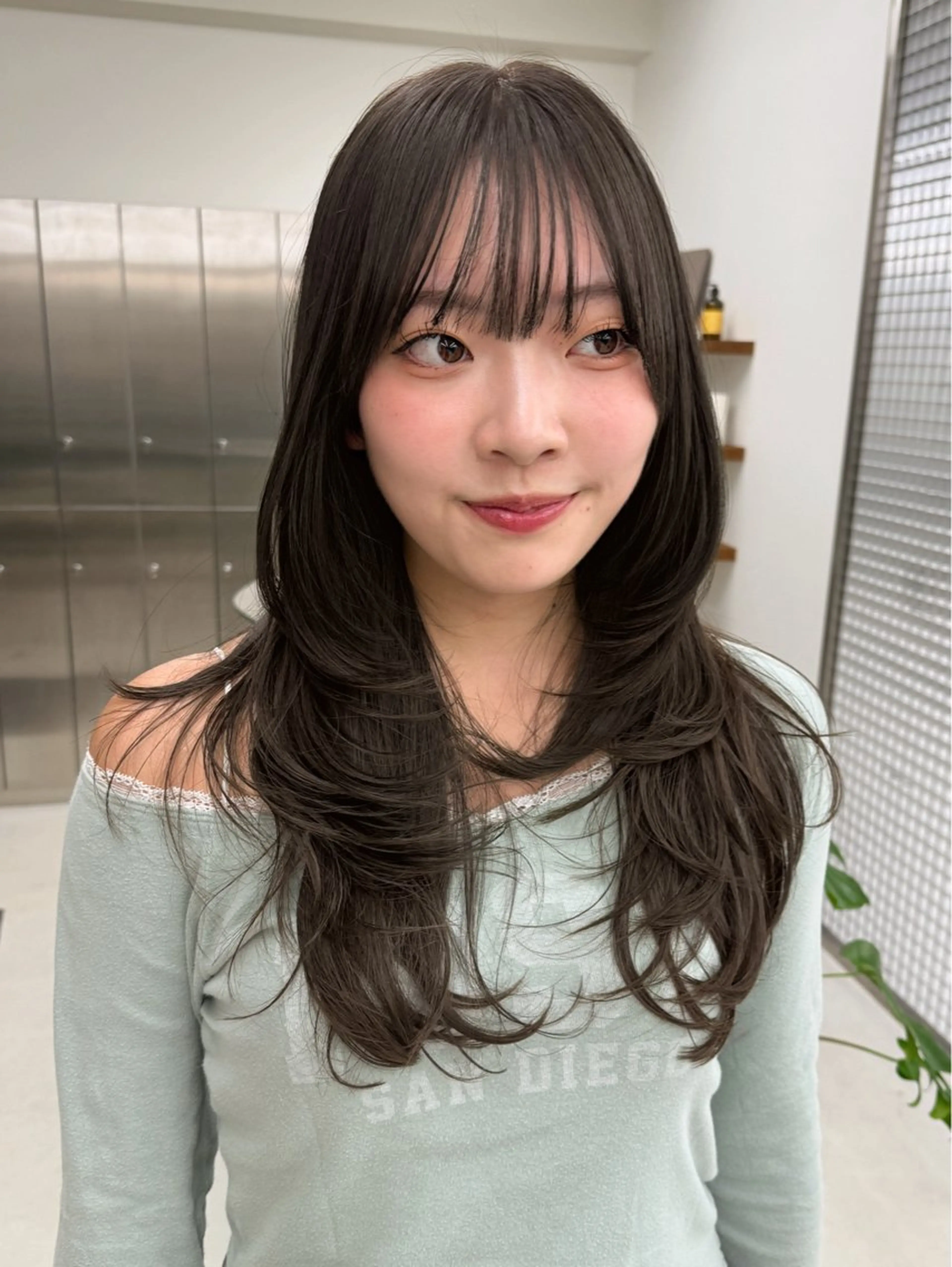 ロング カラー カット ヘアカラー トリートメント 表参道/髪質改善・ 透明感 colorのヘアスタイル