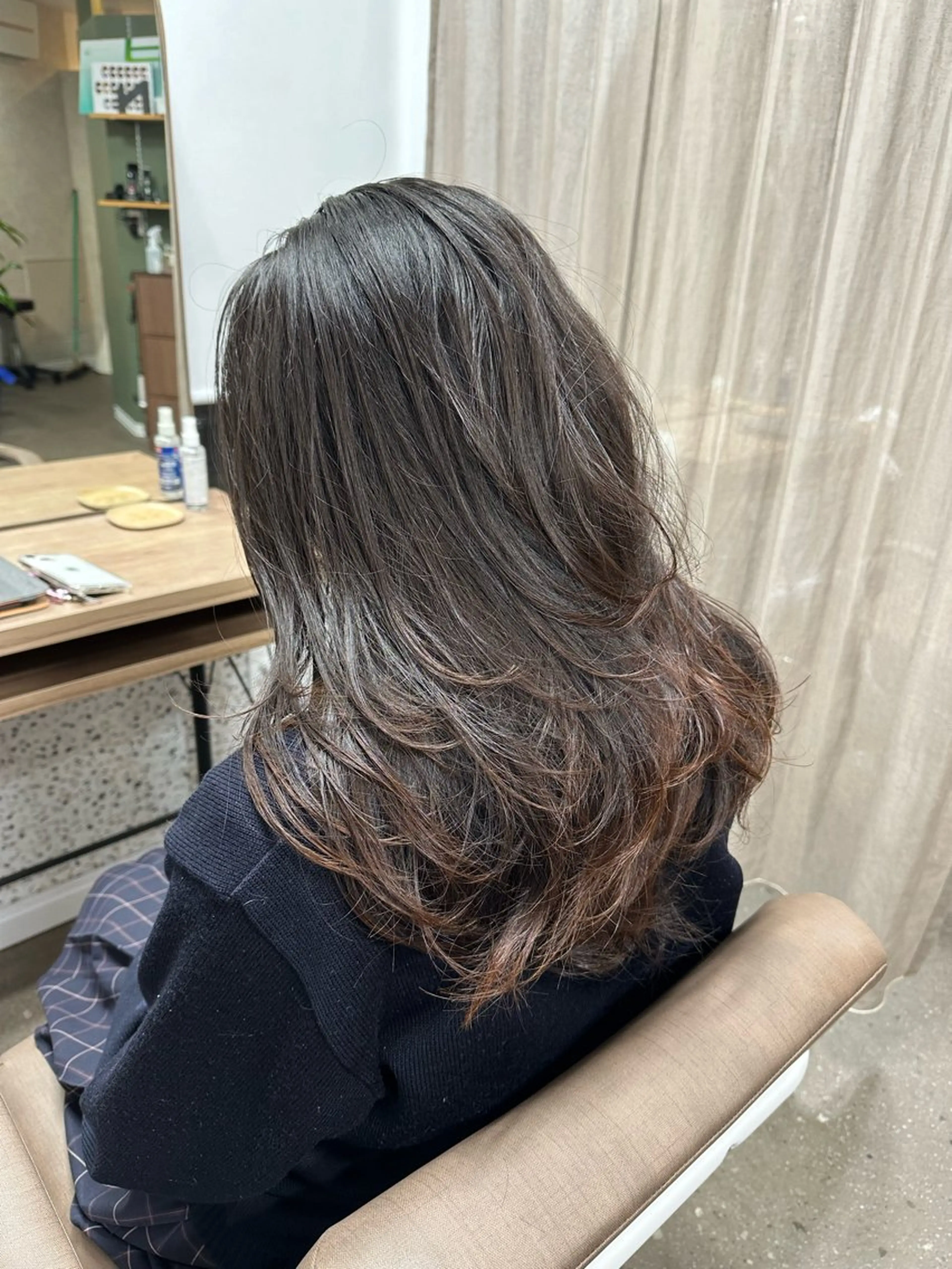 セミロング レイヤーカット カット トリートメント TELA HAIR 土浦店【テーラヘアー】所属・TELA HAIR 副代表RIKUのヘアスタイル