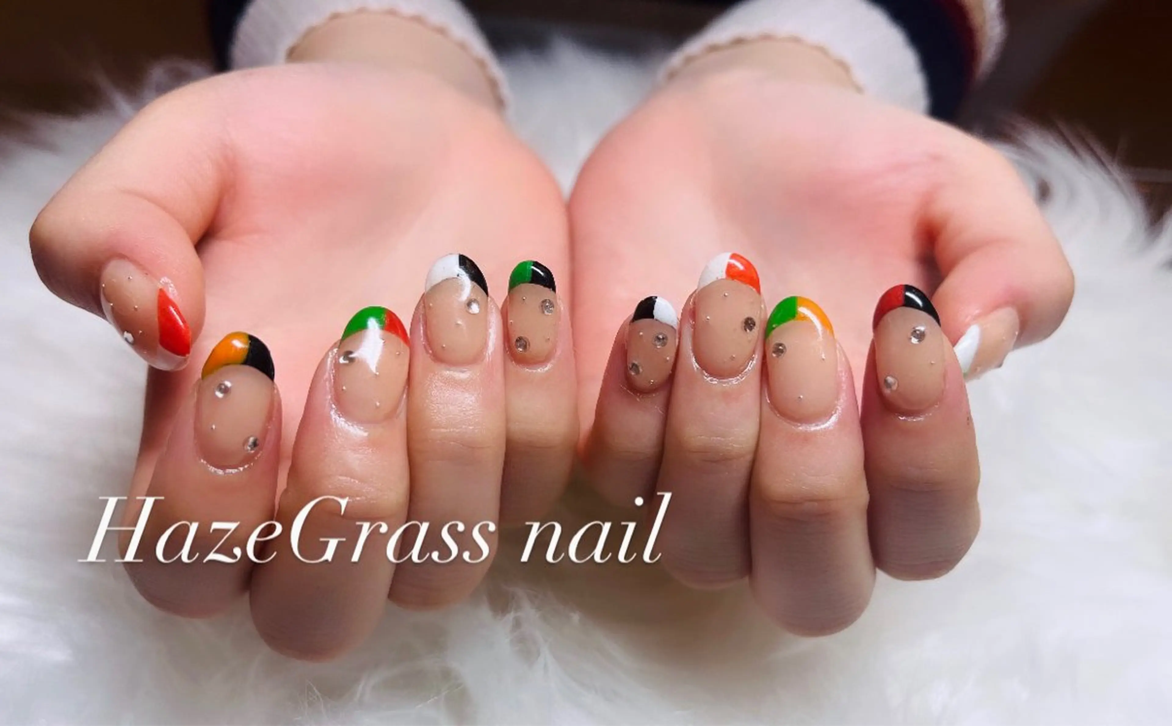 ネイル フレンチネイル HazeGrass NAILのネイルデザイン