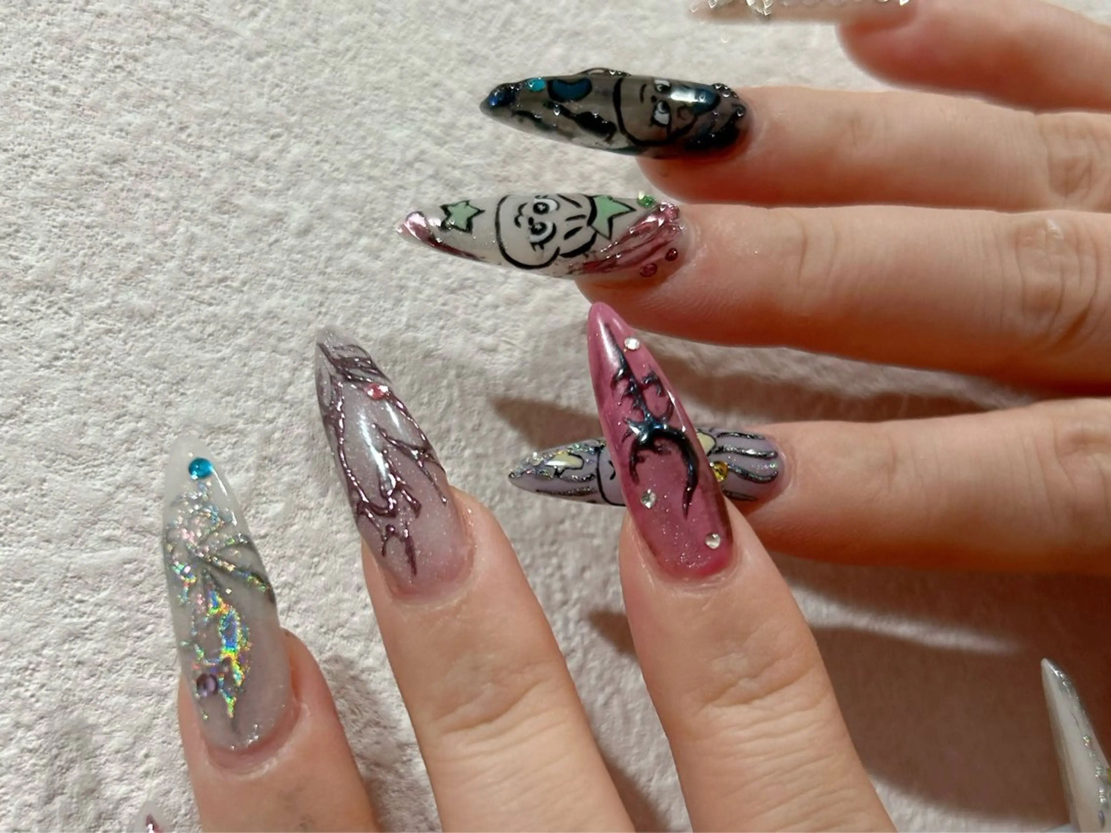 【期間限定💭】長さだし10本➕持ち込みアート¥20,330▶︎¥16,000‼️(オフ無し)の写真