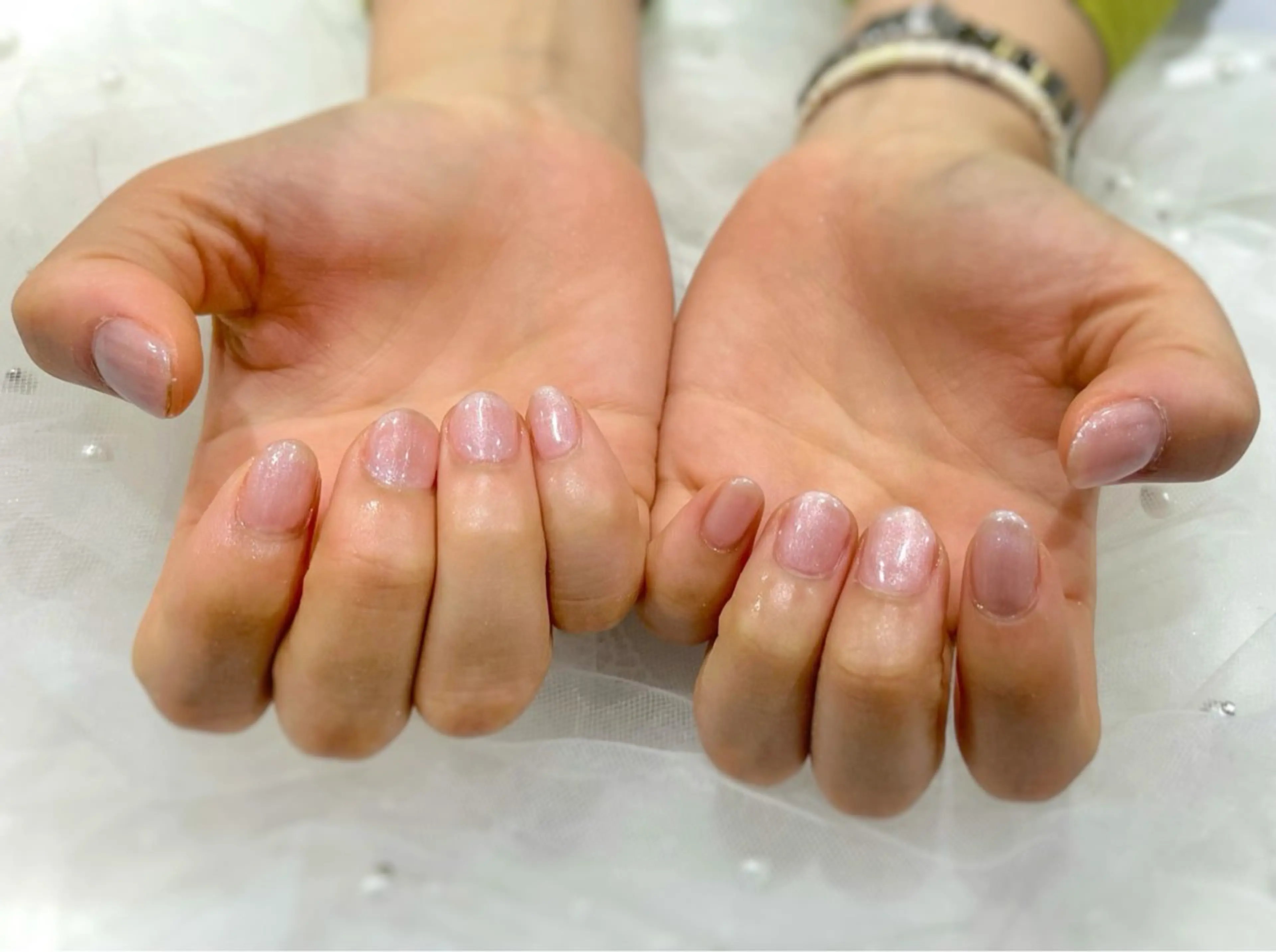 ネイル オフィスネイル ワンカラーネイル ハンドネイル Nail salon Cielel⟡Ayaのネイルデザイン