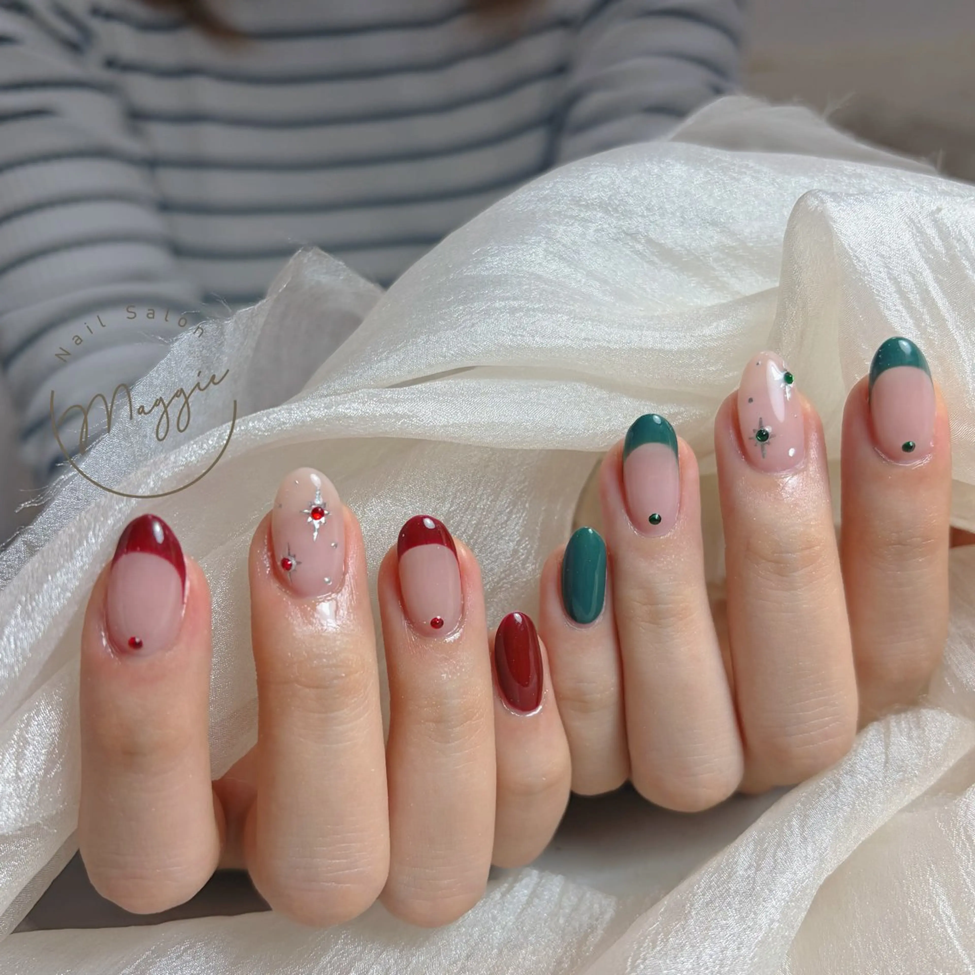 ネイル シンプルネイル Maggie りな.(モデル募集のネイルデザイン
