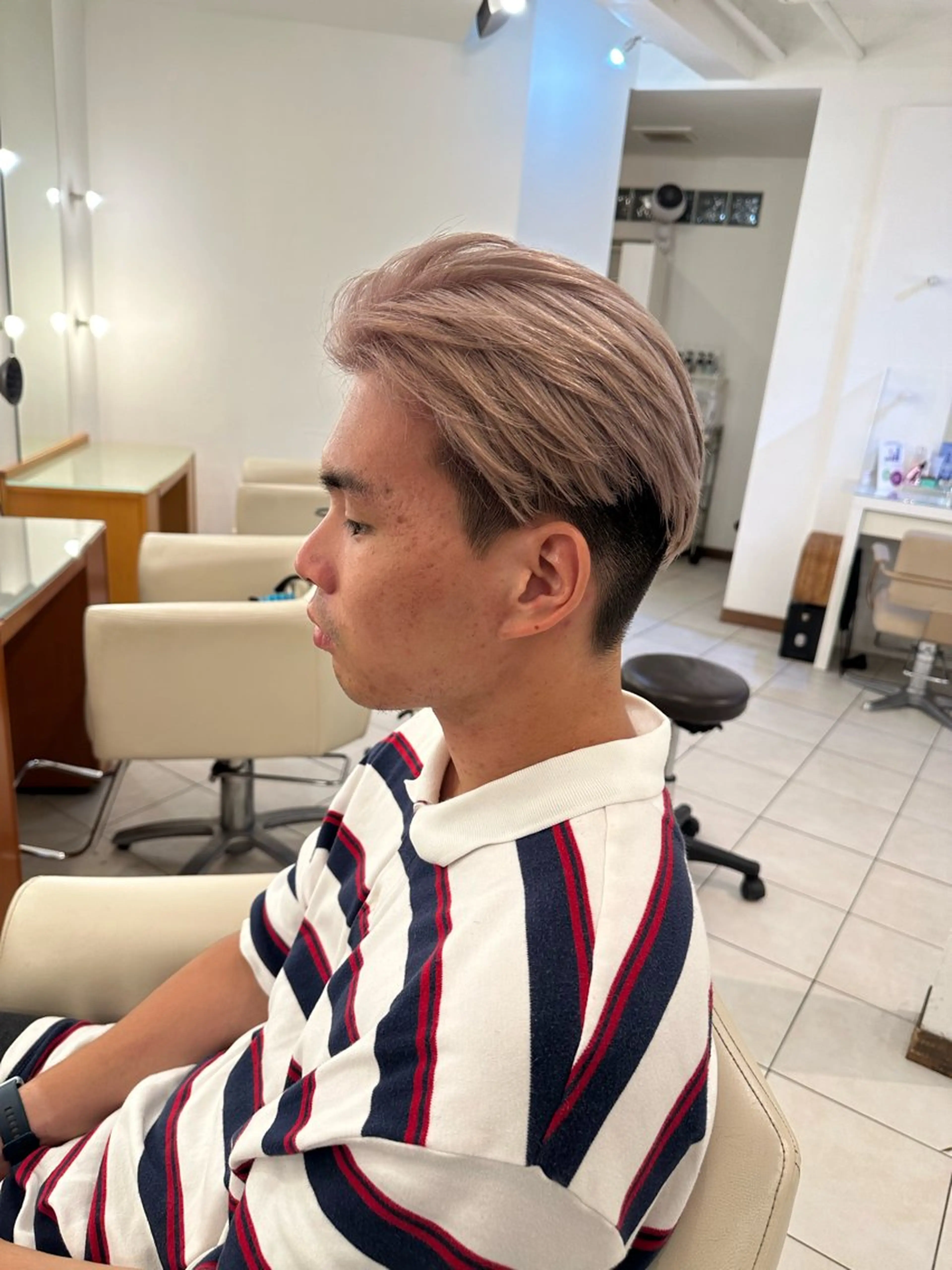 ショート メンズ カット ヘアカラー トリートメント fiorista岡田 まゆこのヘアスタイル