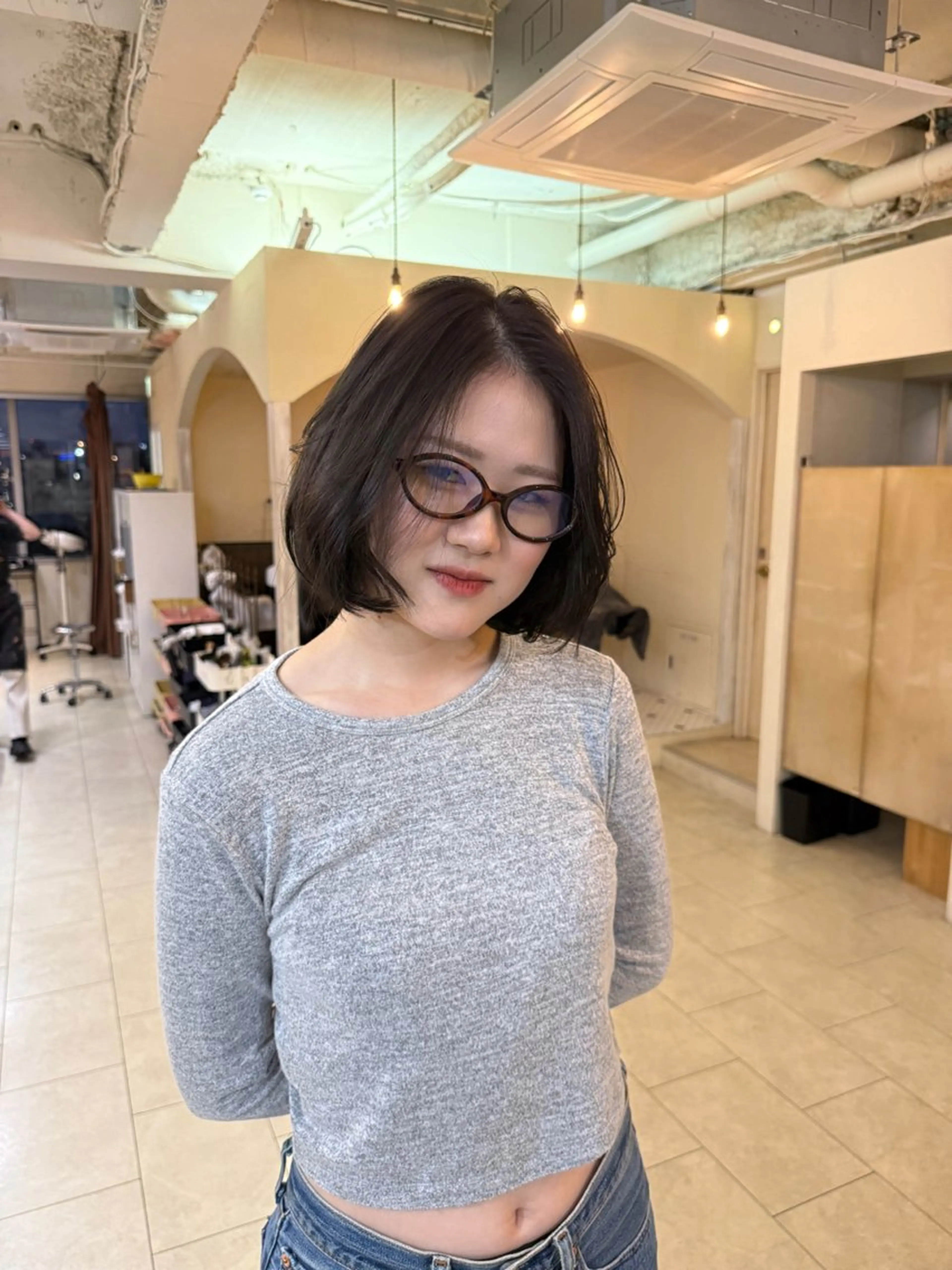 ショート カット Maho/海外 レイヤー/ハイトーンのヘアスタイル