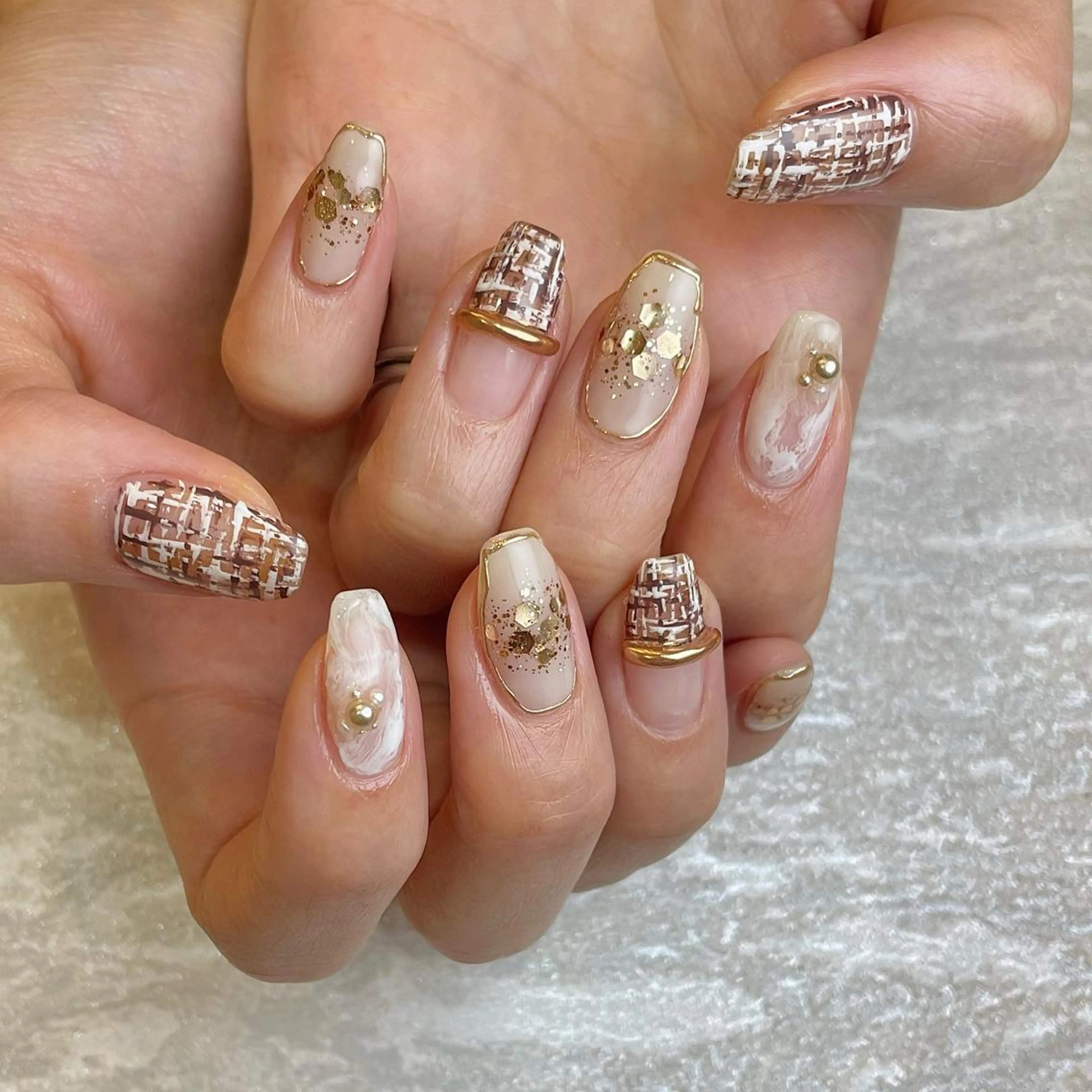 ネイル ハンドネイル Radia bykaonailsのネイルデザイン