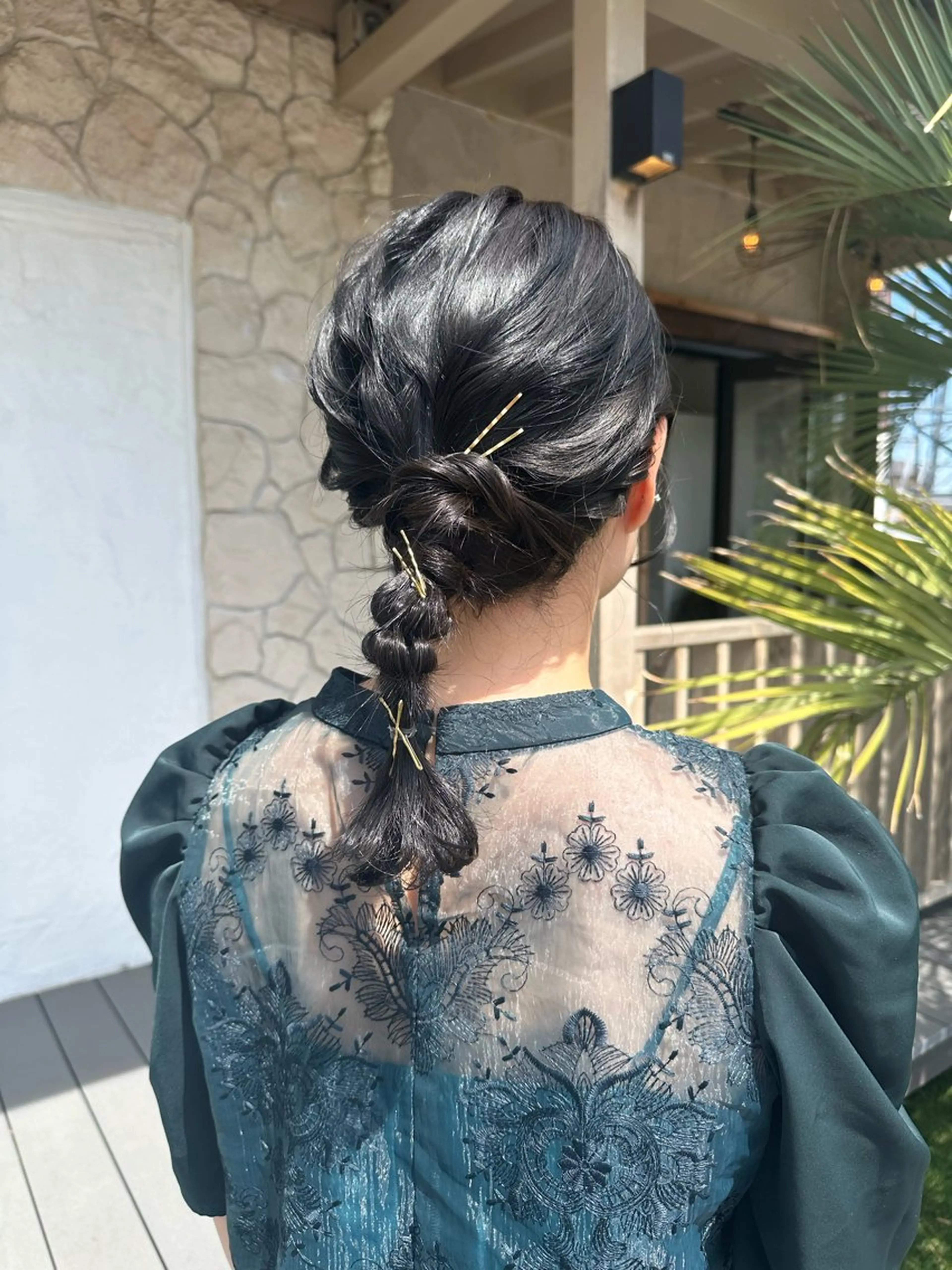 ミディアム ヘアセット 🌈トップデザイナー 金沢駅近nanamiのヘアスタイル