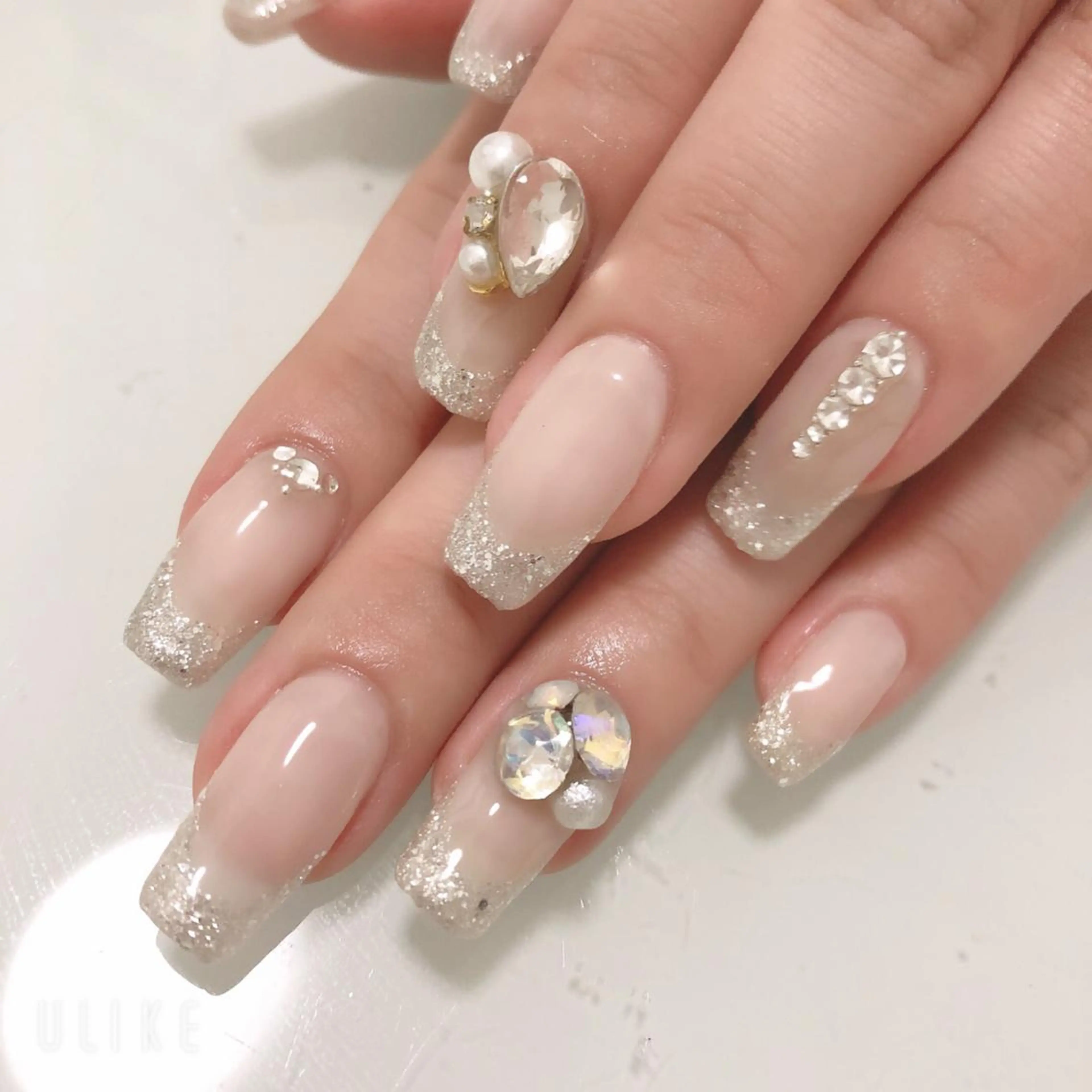 ネイル 桜ネイル フレンチネイル ジェルネイル パステルネイル スカルプネイル Azulsou 廣川愛のネイルデザイン