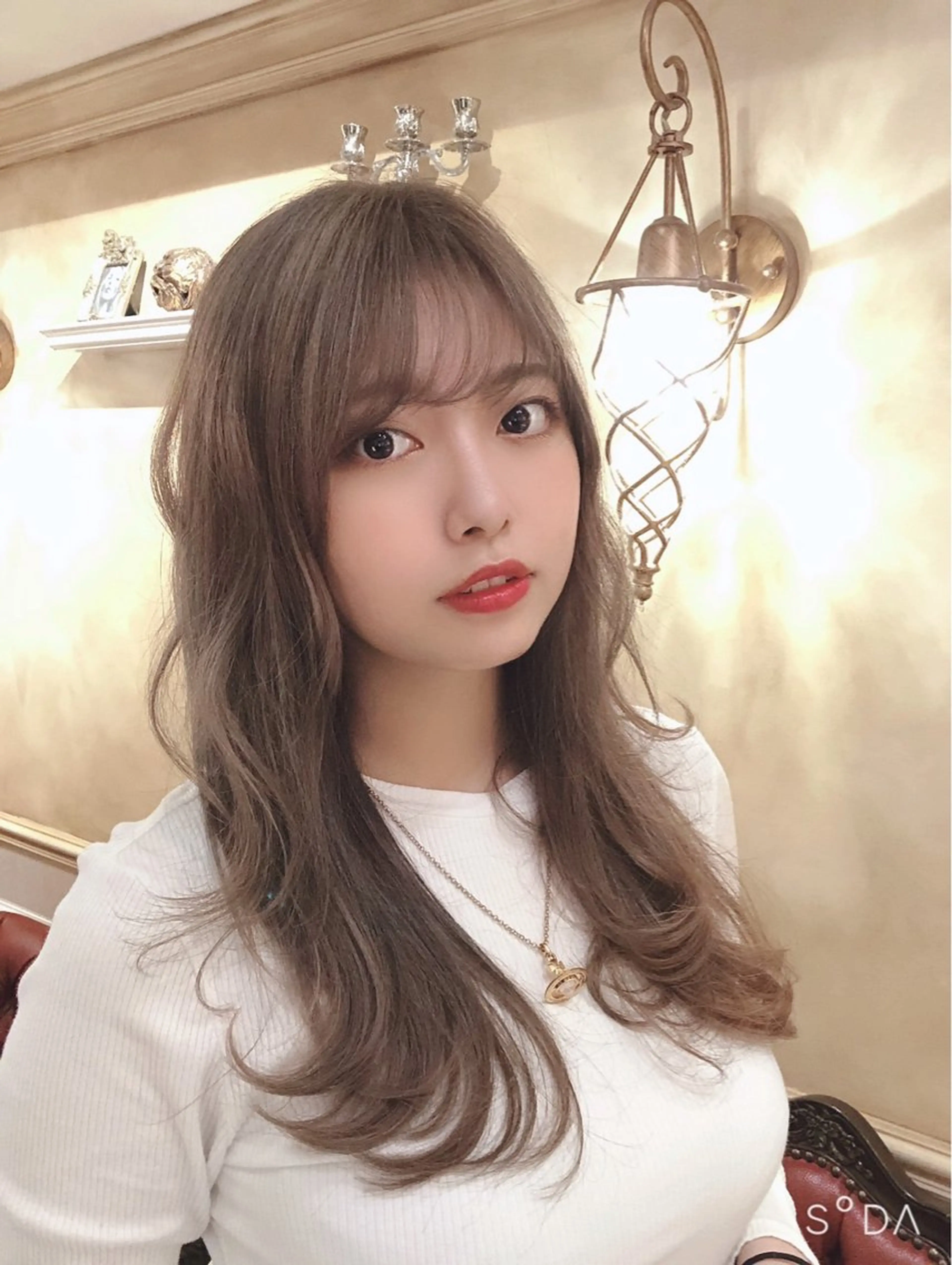 セミロング カラー グレージュ カット ヘアカラー トリートメント 韓国ヘアー🦄ྀི オタク美容師🌈山本のヘアスタイル