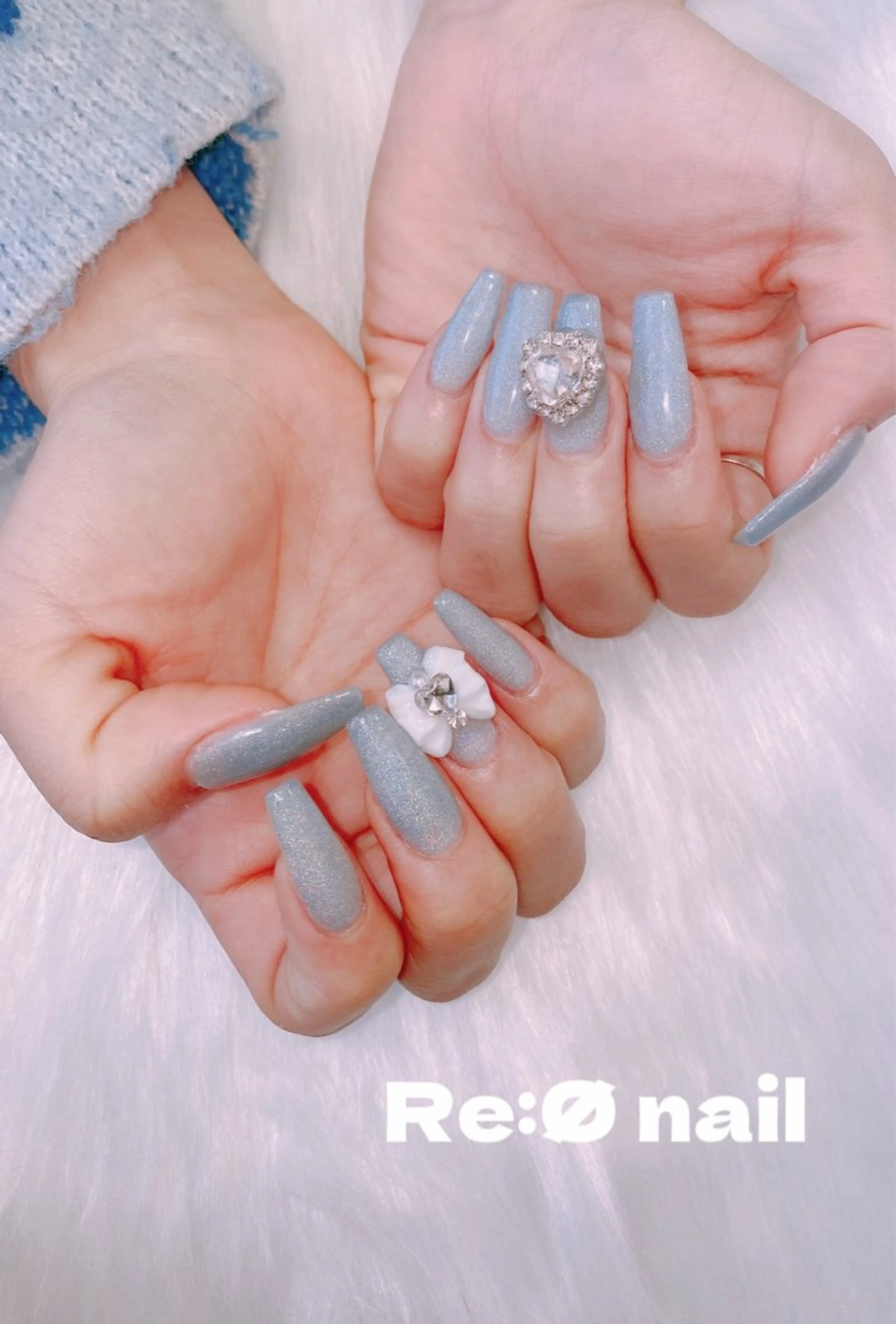 ネイル ハンドネイル Re:Ø nail 🩵TSUJIのネイルデザイン